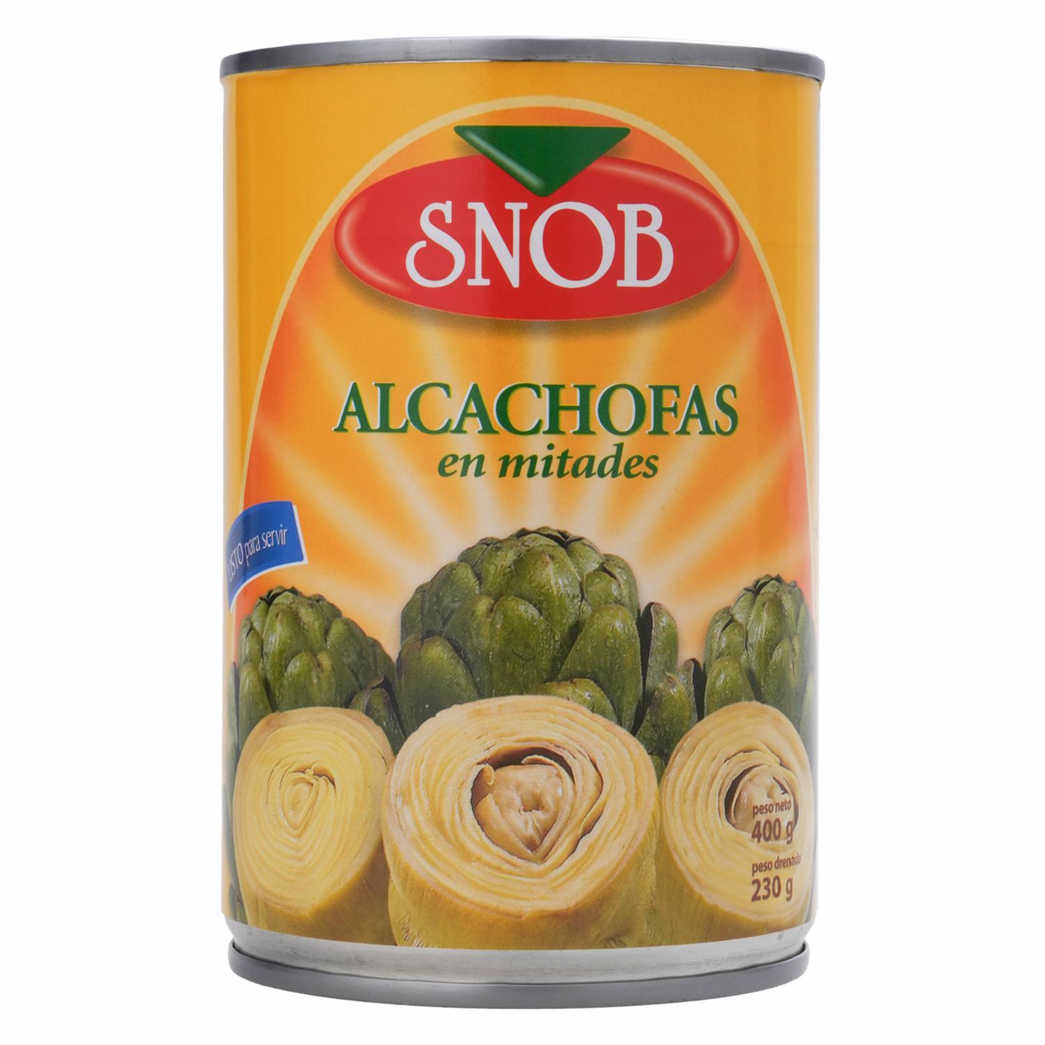 Alcachofas En Mitades SNOB Lata