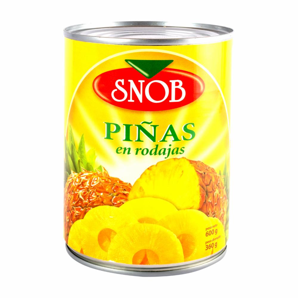Pinas En Almíbar SNOB Lata - Supermaxi