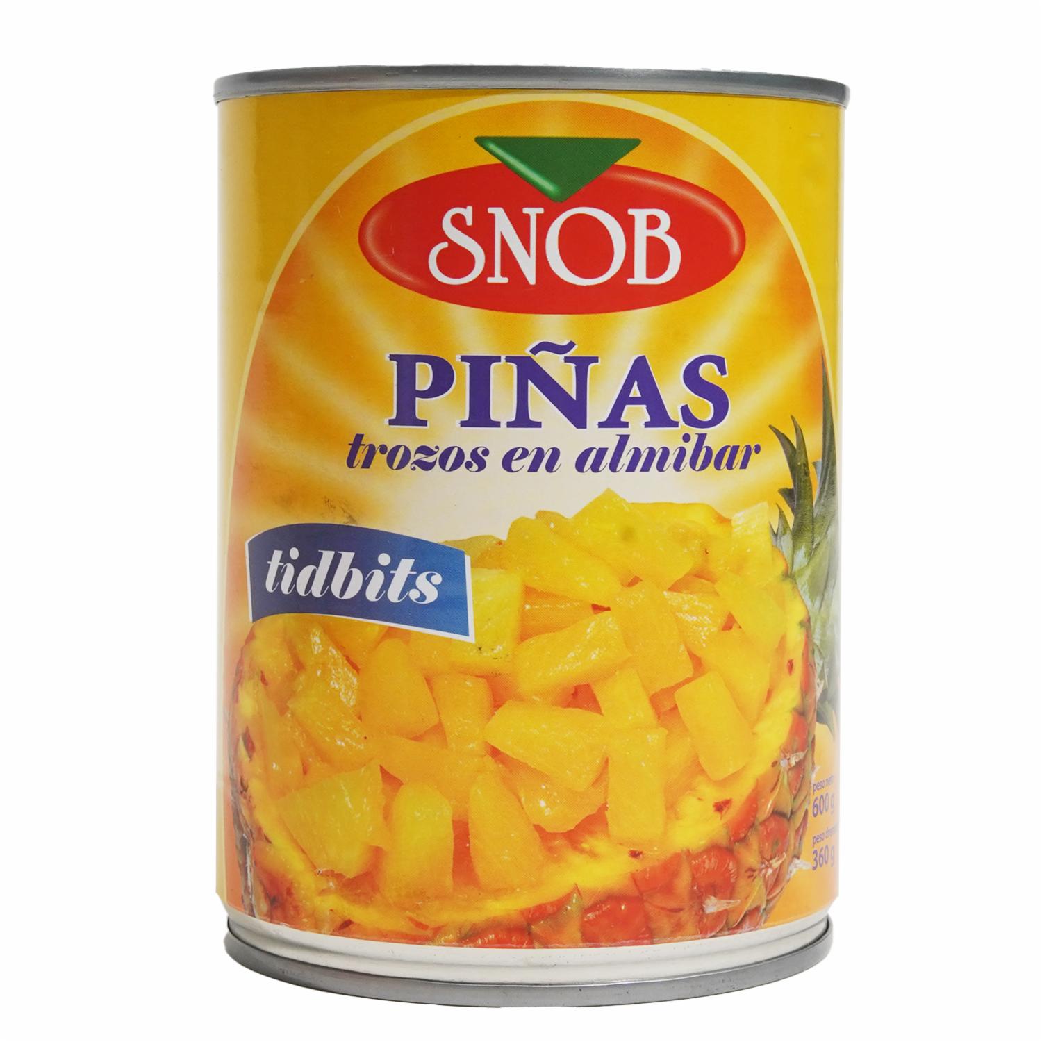 Pinas En Cubos SNOB Lata