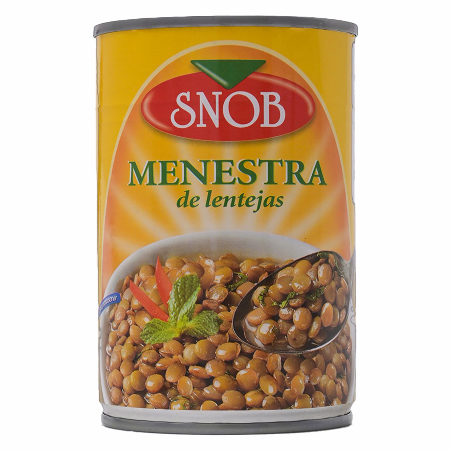 Menestra De Lenteja SNOB 425 G