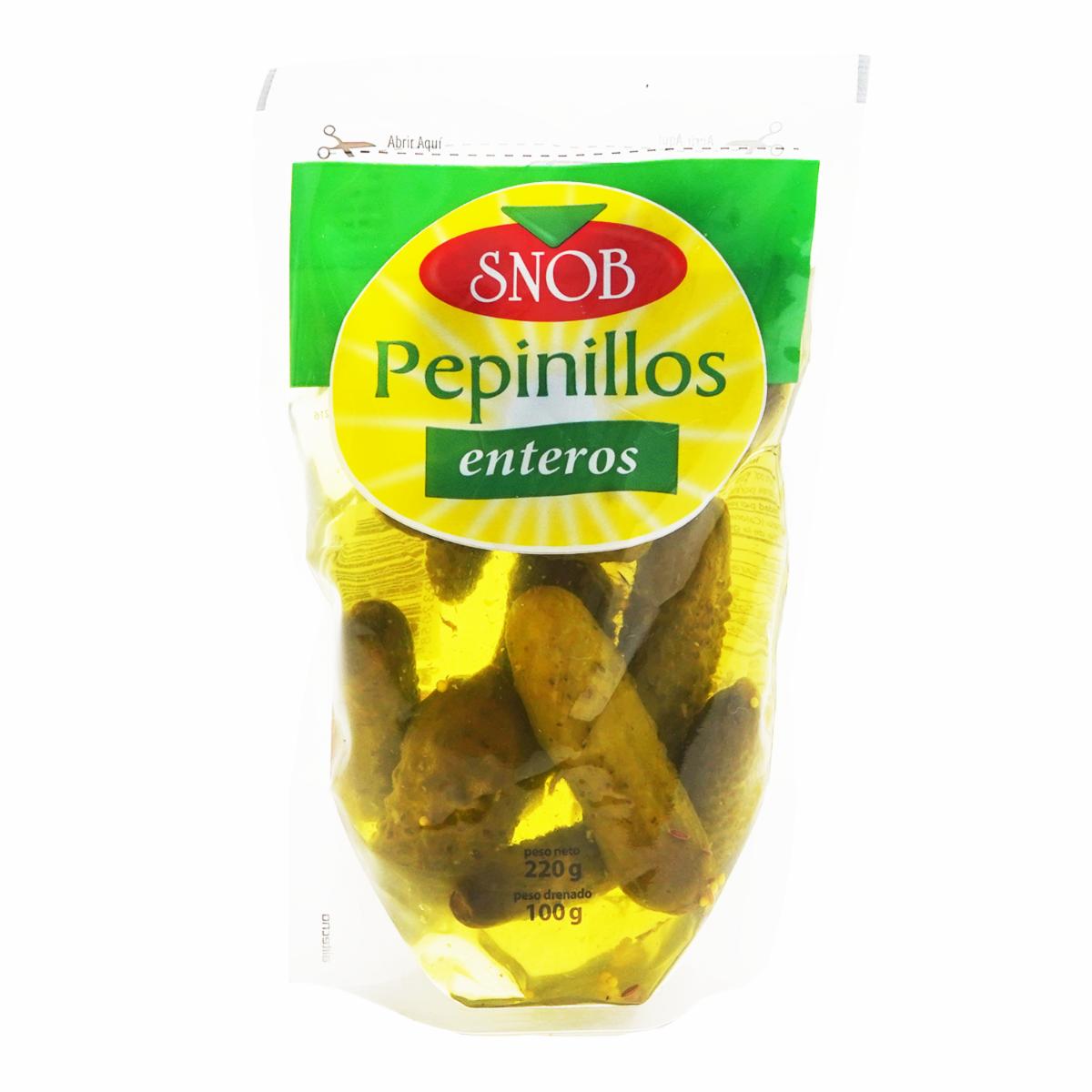 Pepinillos En Conserva SNOB Doy Pack