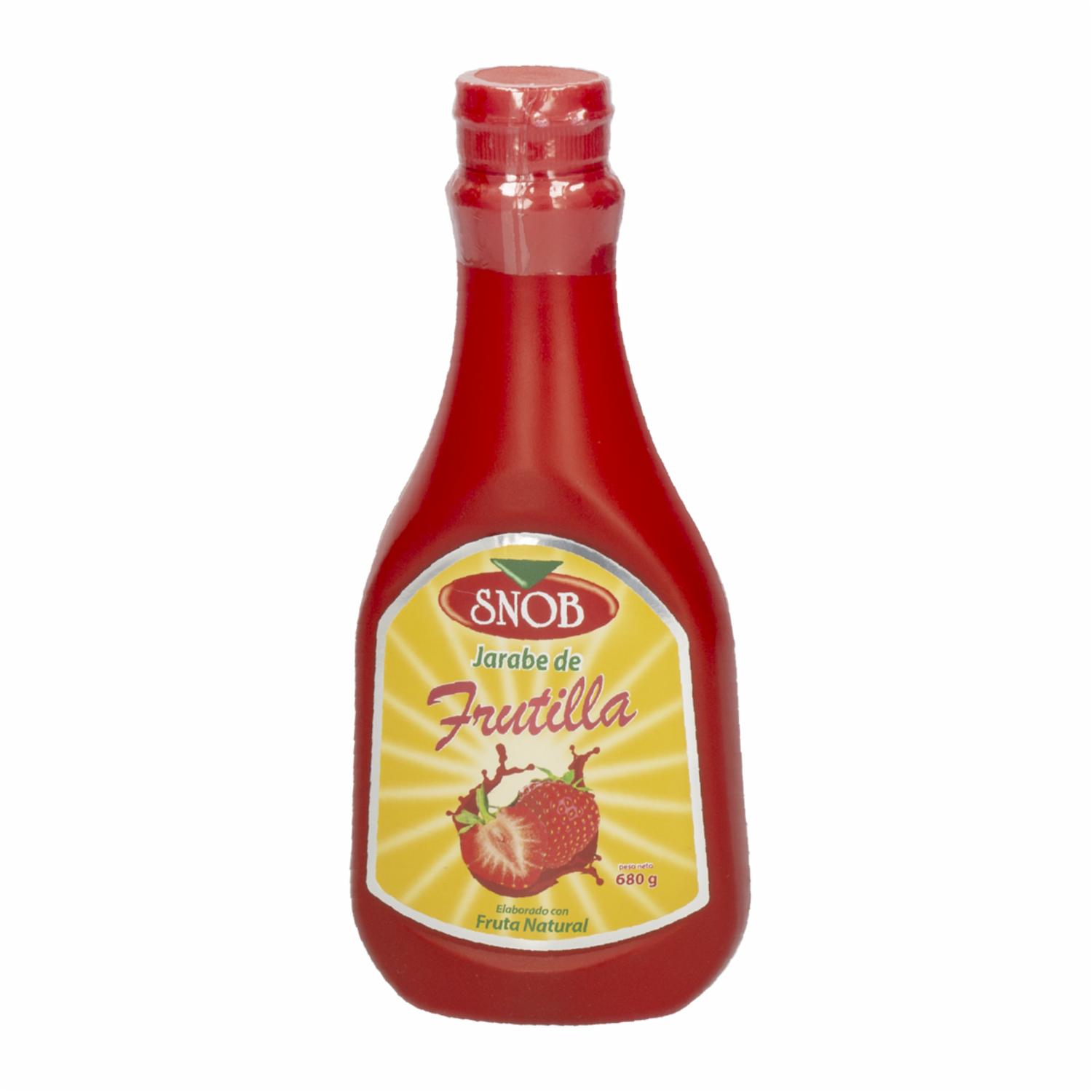 Jarabe De Frutilla SNOB 680g