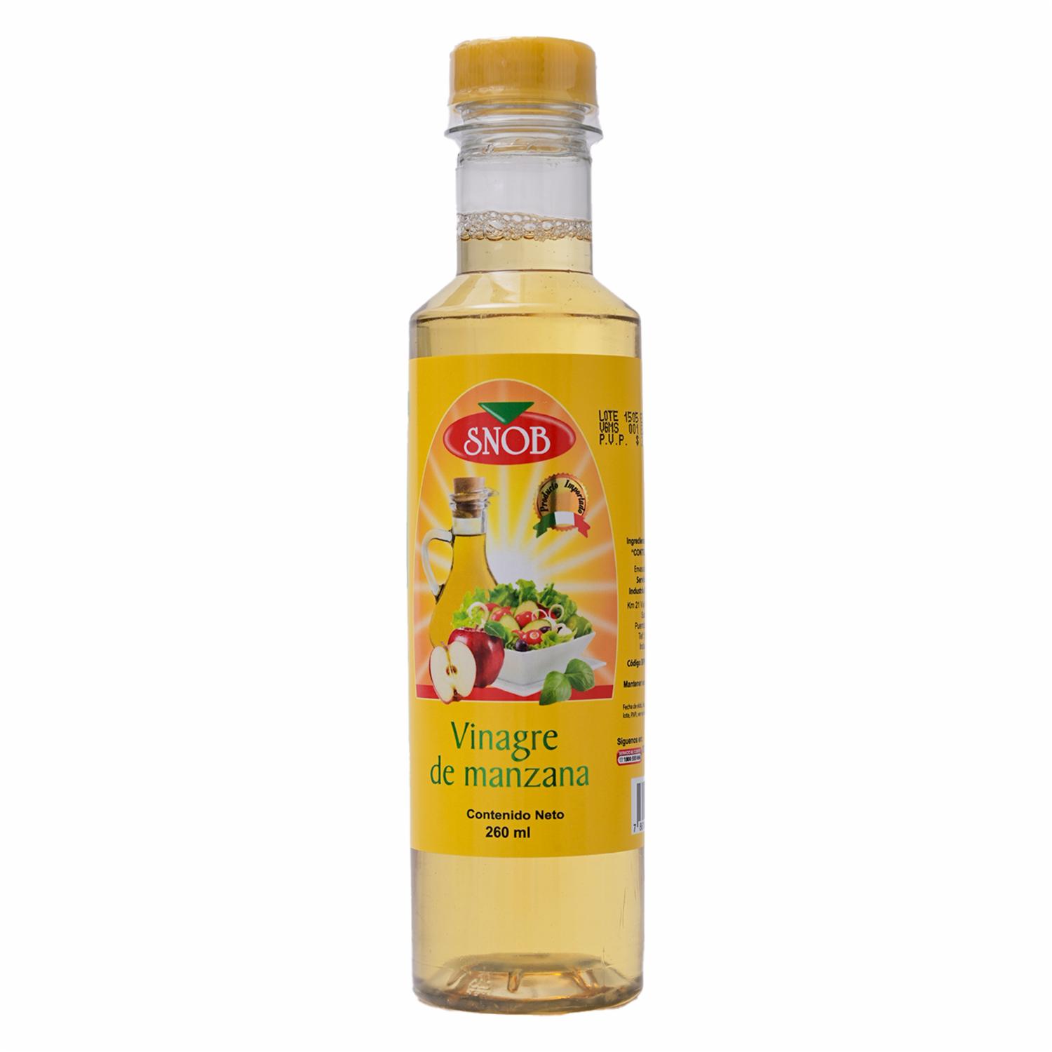 Vinagre De Manzana SNOB 260 Ml
