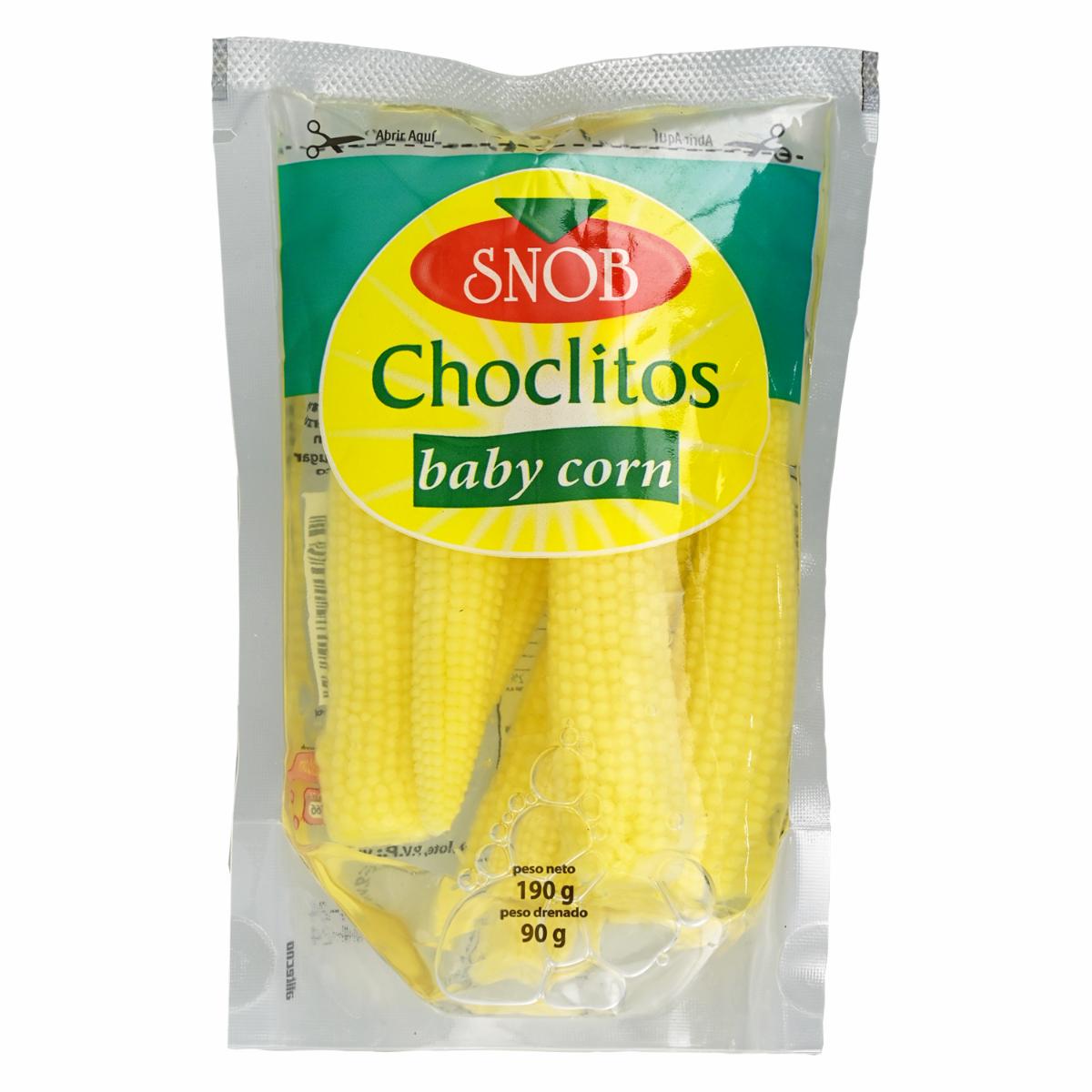 Choclito Baby Corn SNOB Doypack 190 g