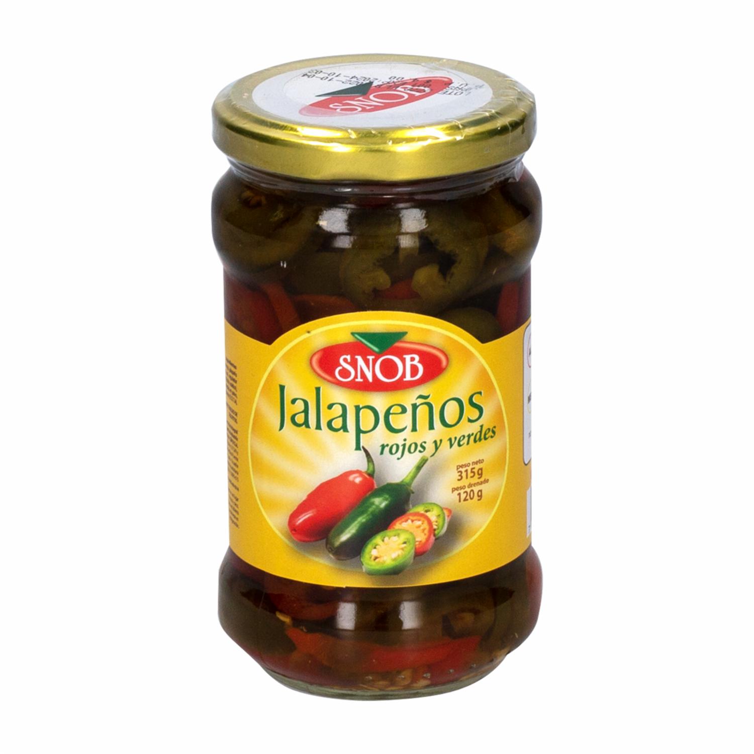 Jalapeños Encurtidos SNOB 315g