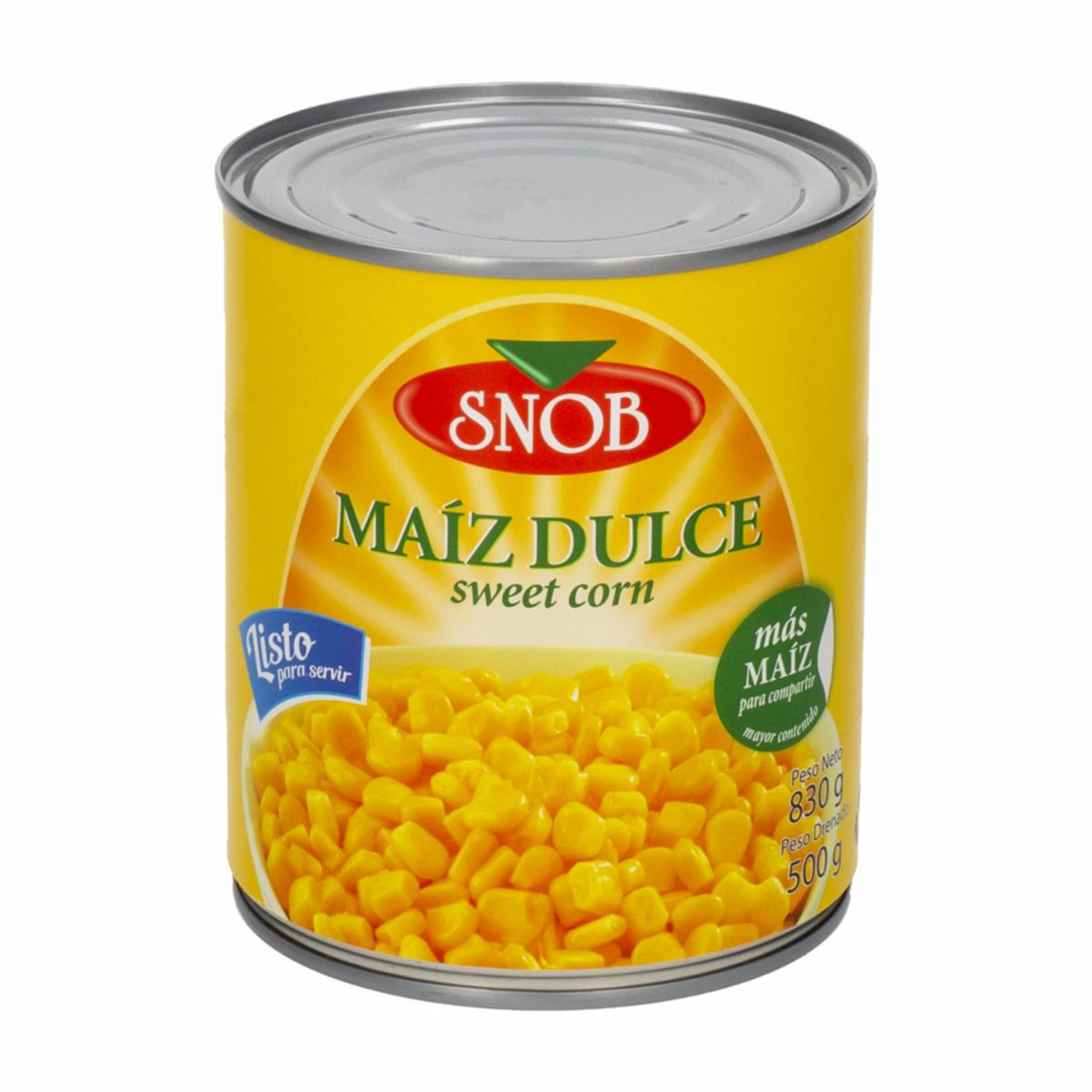 Maíz Dulce SNOB Lata