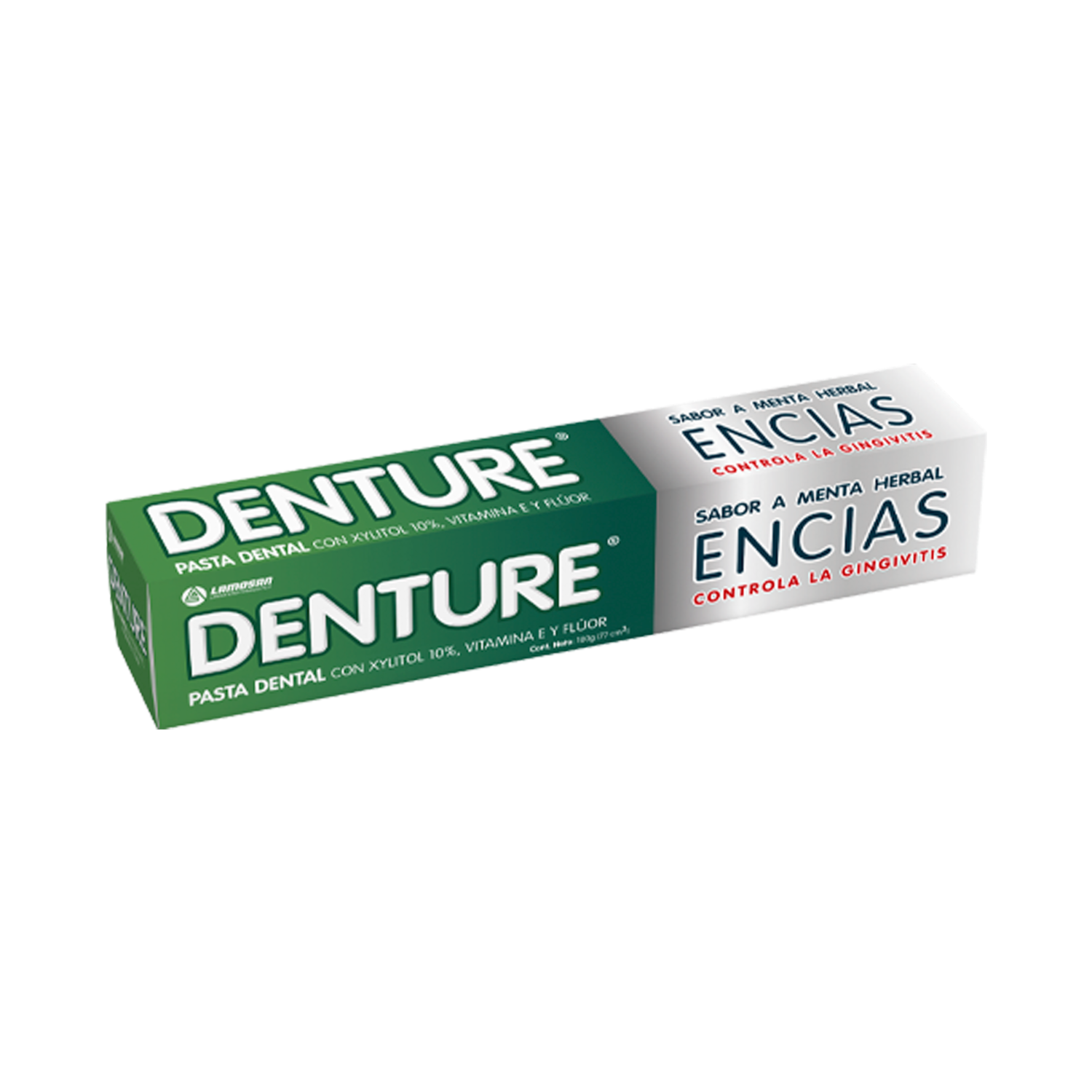 Pasta Dental Para Encías Sensibles Sabor Menta Herbal DENTURE 100 G