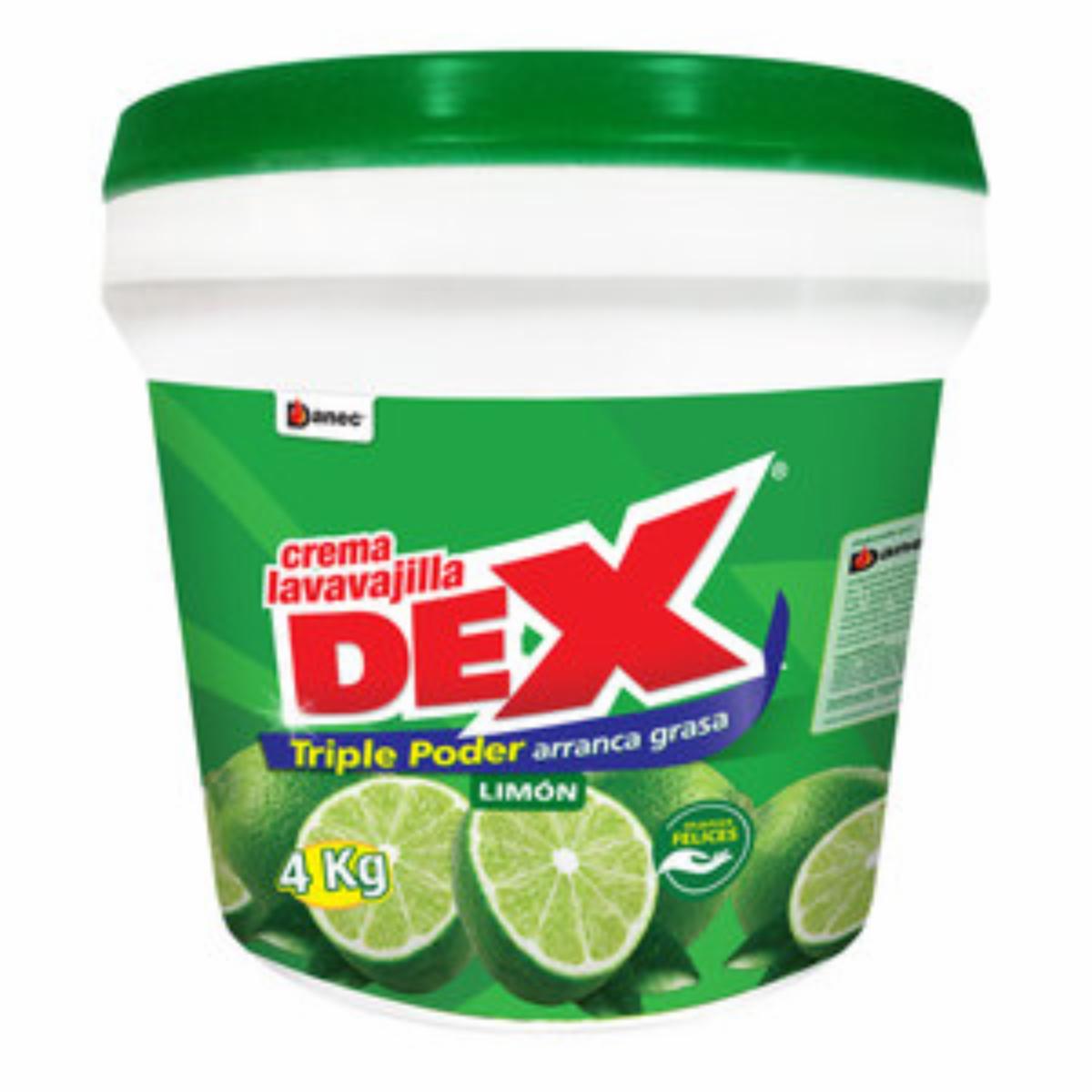 Lavavajilla En Crema Limón Galón DEX 4000 G