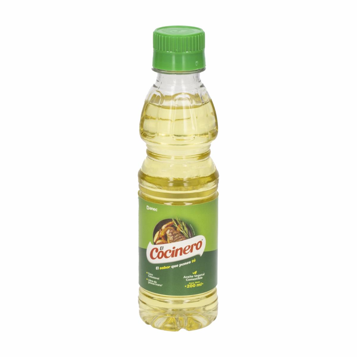 Aceite Comestible Vegetal EL COCINERO 200 Ml
