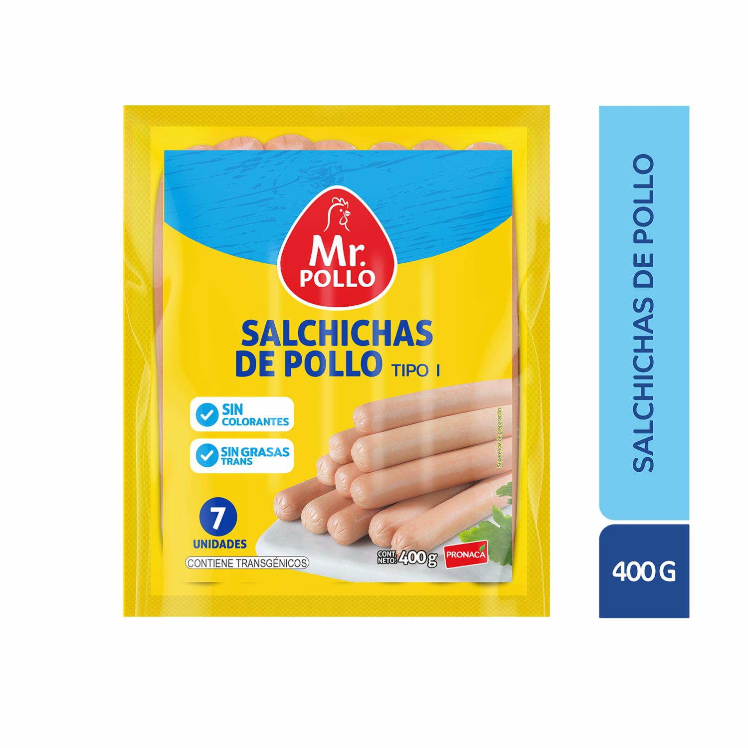 Salchicha De Pollo MR. POLLO 400 G