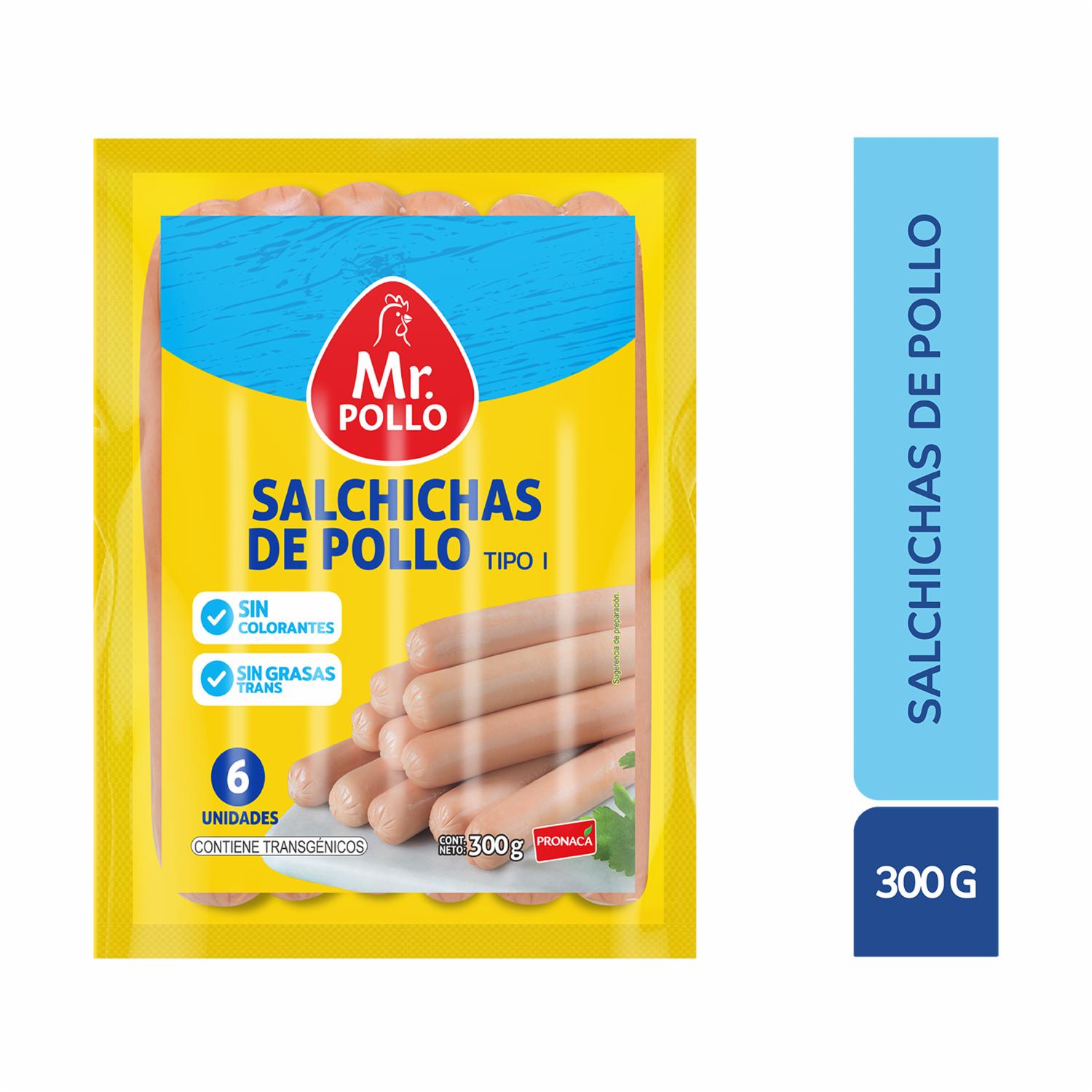 Salchichas Pollo MR. POLLO 300 G