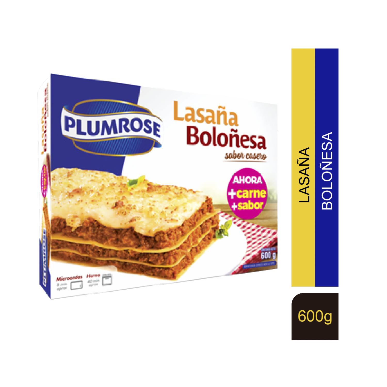 Lasaña Boloñesa PLUMROSE 600 G