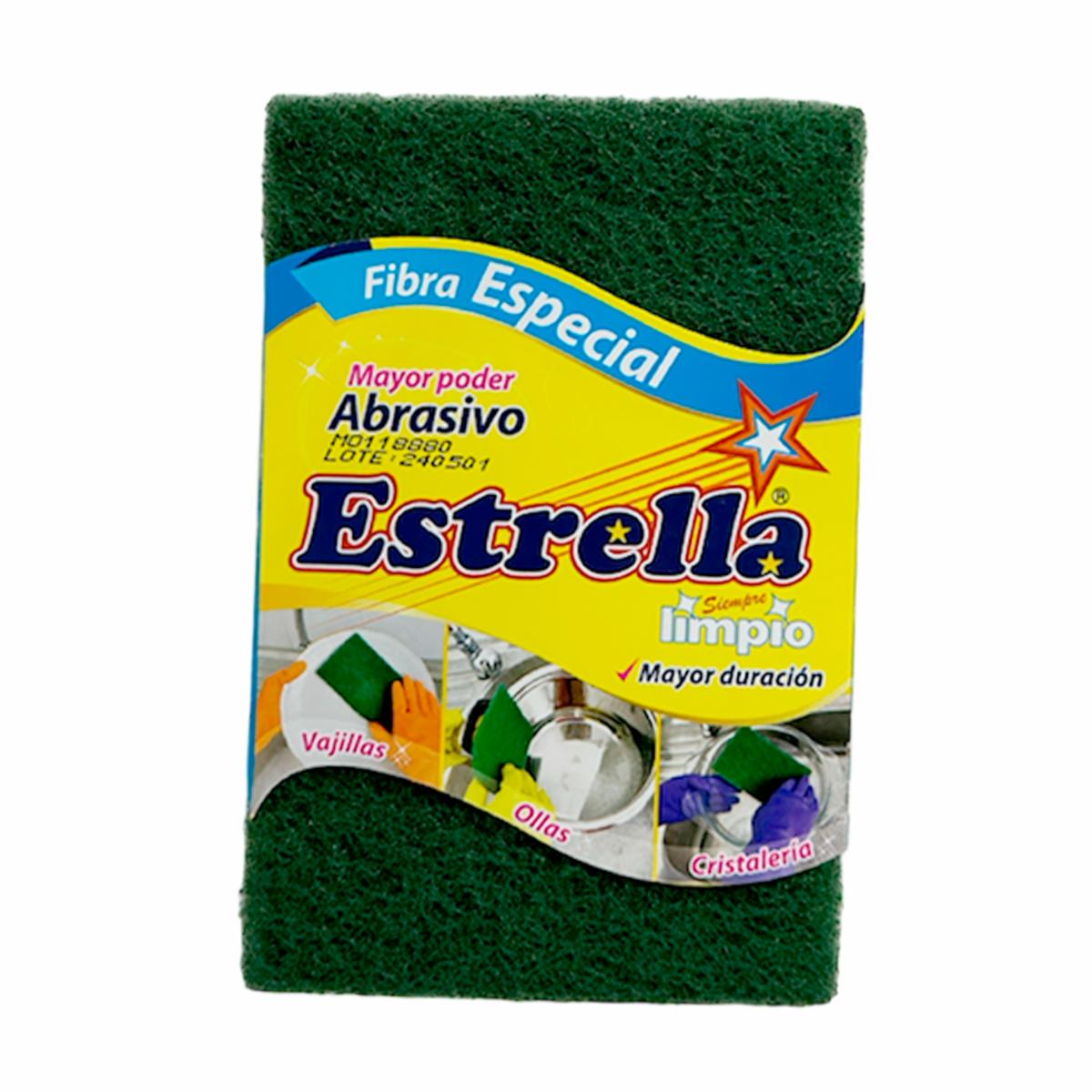 Fibra Limpia Vajillas Multiuso Especial ESTRELLA Unidad