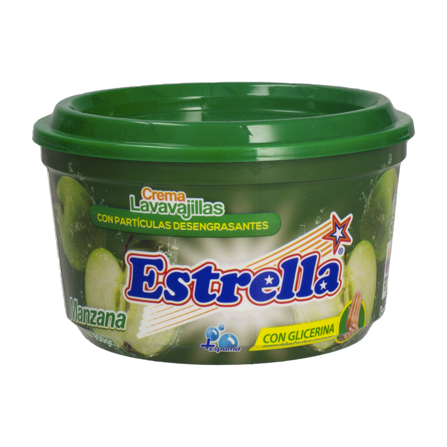 Lavavajillas En Crema Aroma Manzana Elimina La Grasa ESTRELLA 950 G