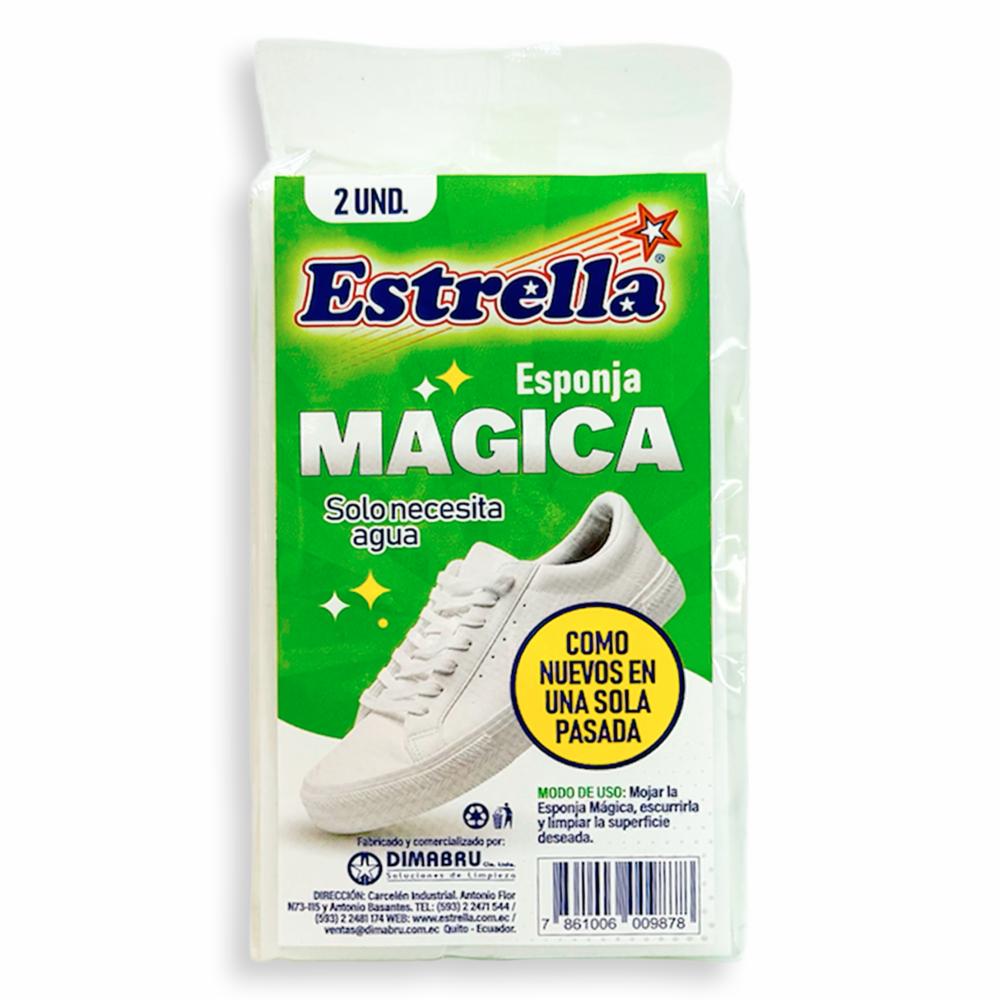 Esponja Para Calzado Color Blanco Solo Necesita Agua ESTRELLA X