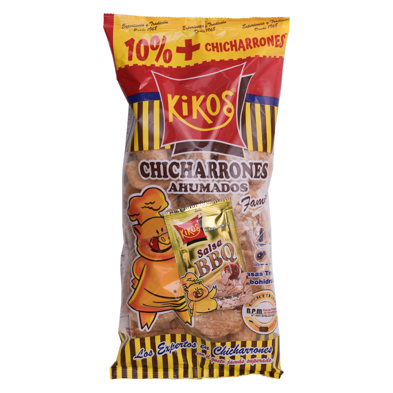 Bocaditos Chicharrón De Cerdo KIKOS 110 G