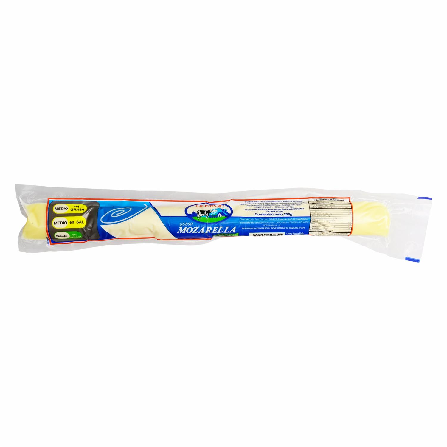Queso Mozzarella LA FINCA 250 G