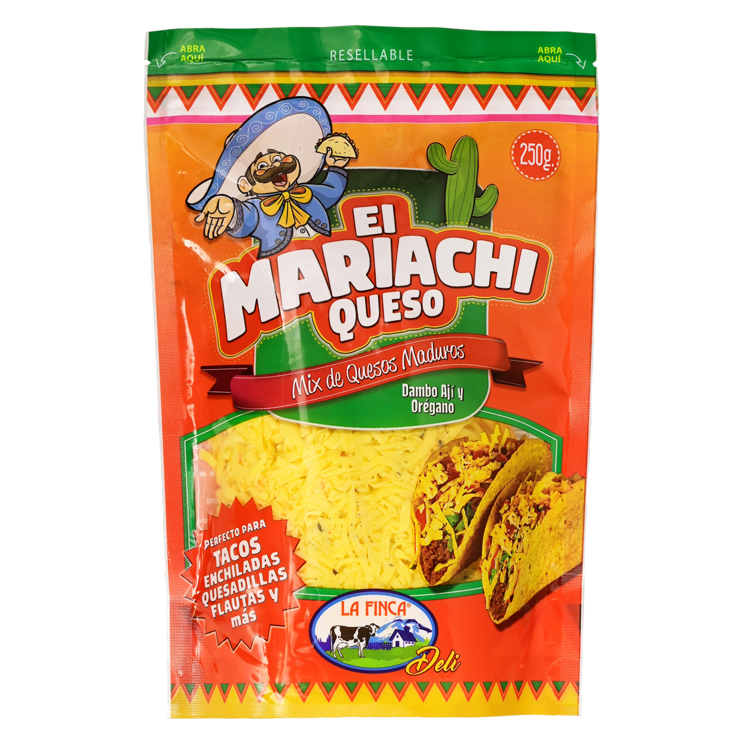 Queso Rallado El Mariachi LA FINCA 250 g