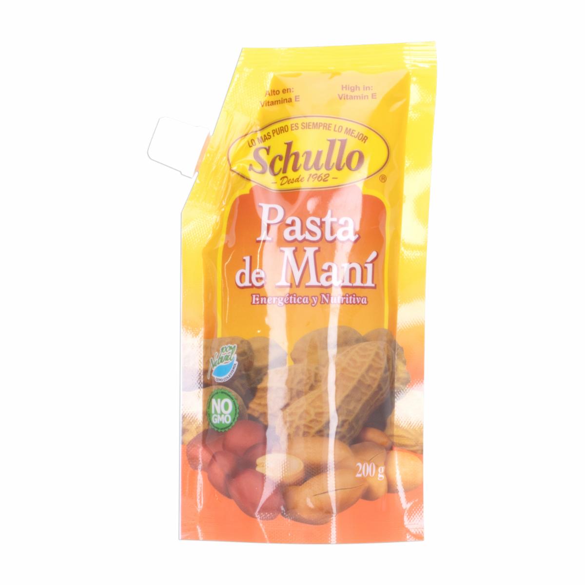 Pasta De Maní Natural SCHULLO 200 G