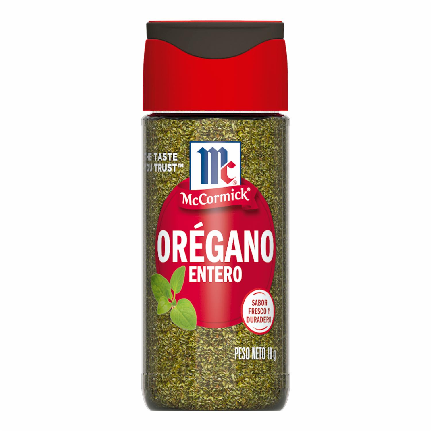 Orégano Entero MCCORMICK 18 G
