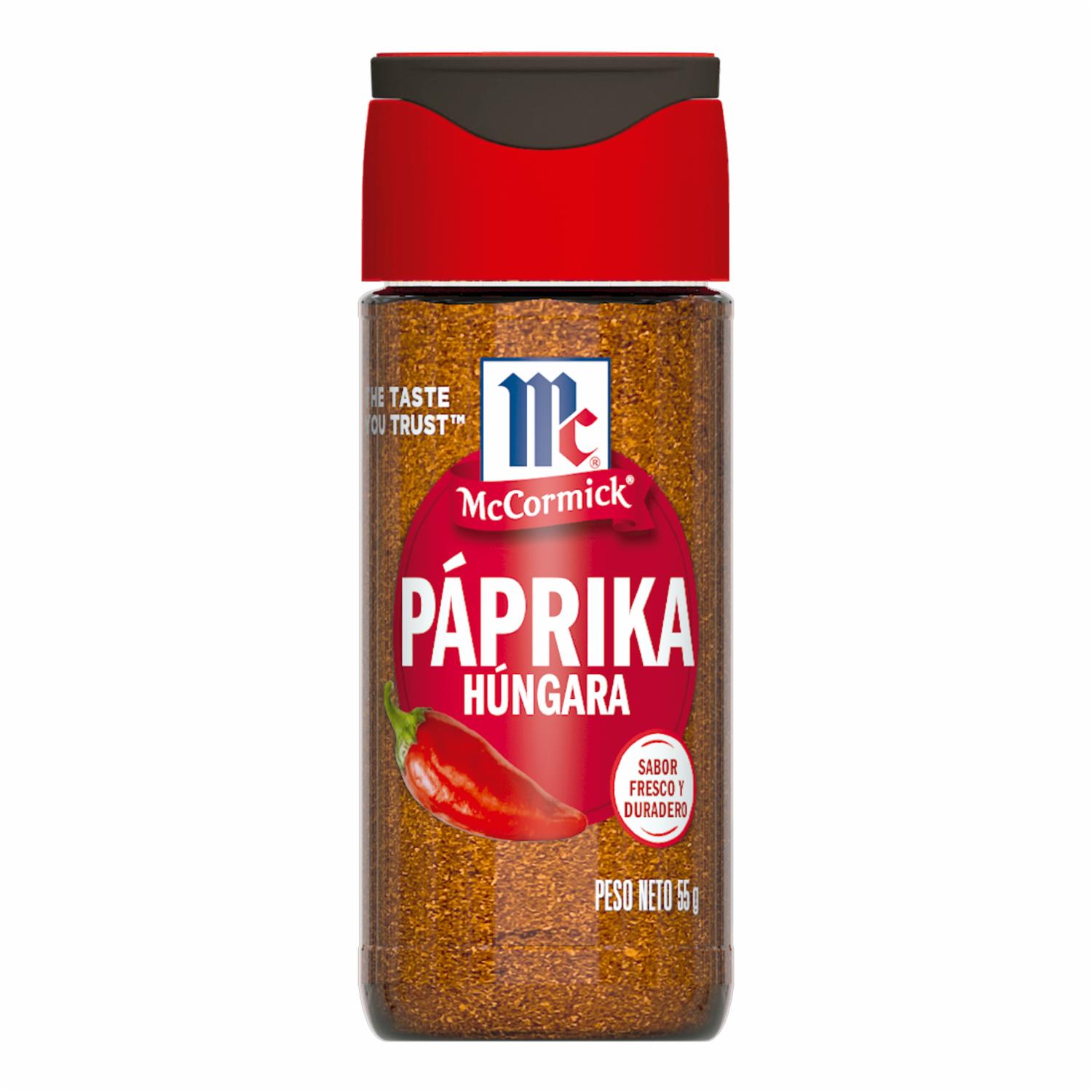 Paprika Húngara En Polvo MCCORMICK 55 G