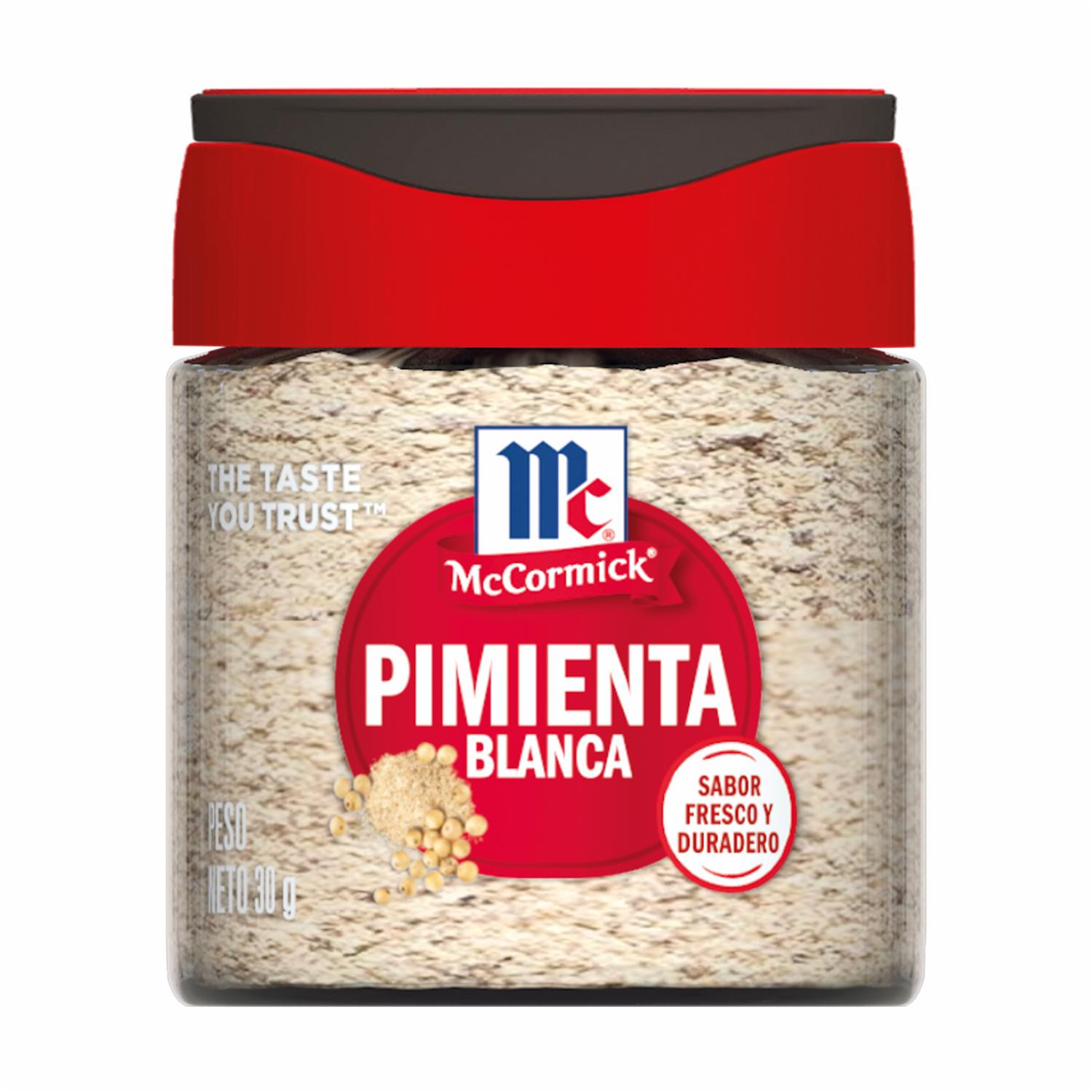 Pimienta Blanca Molida MCCORMICK 30 G