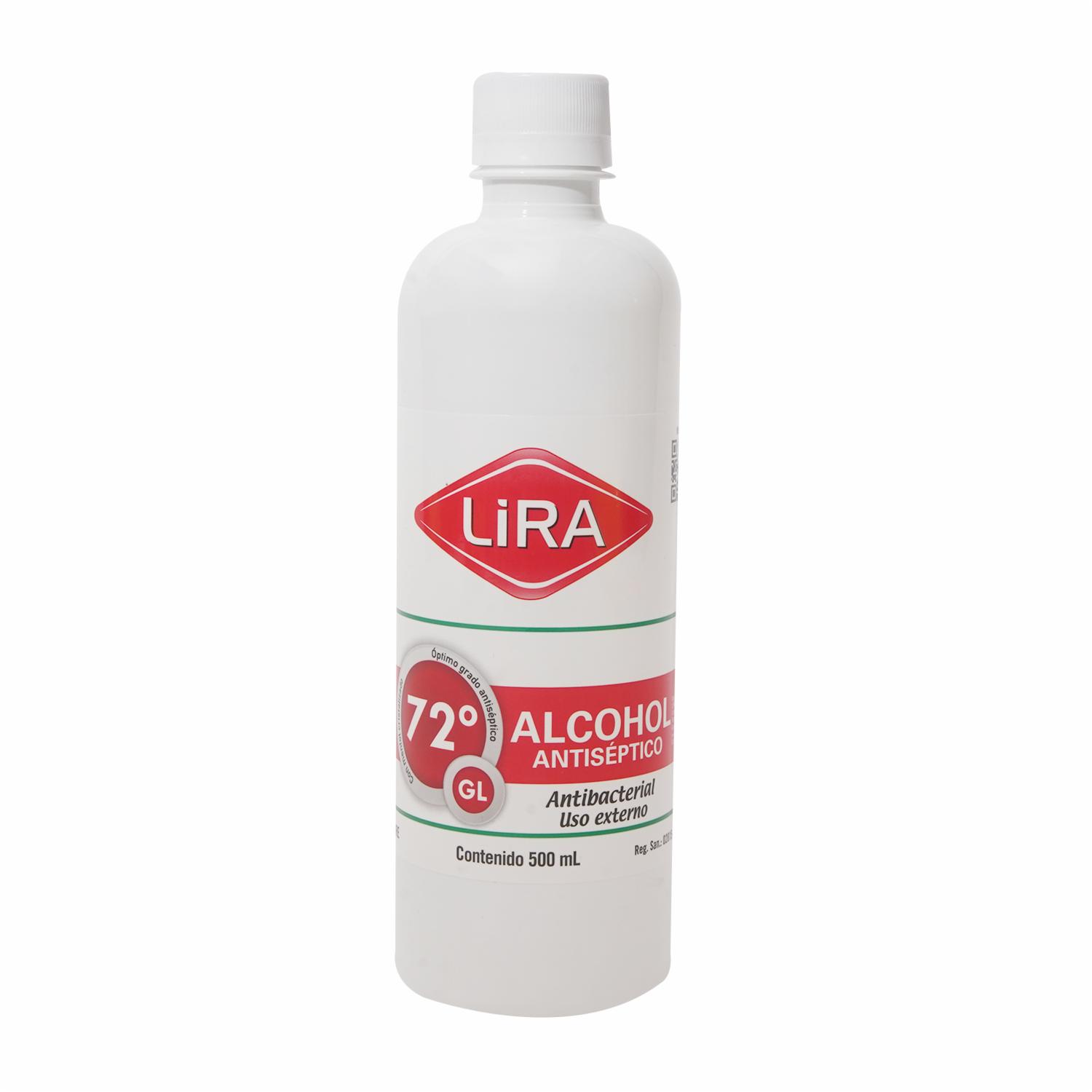Alcohol Antiséptico LIRA 500 Ml