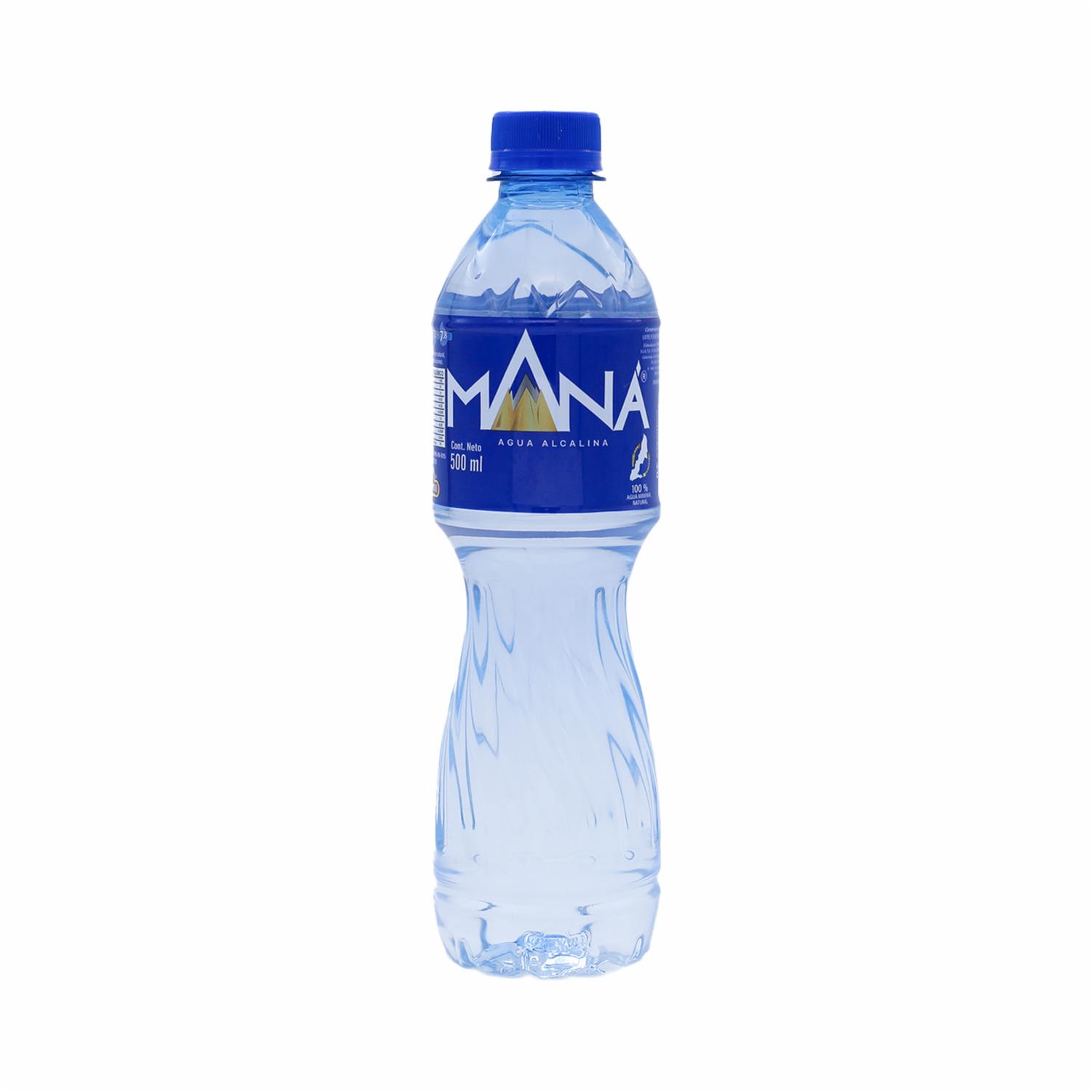 Agua Alcalina Sin Gas MANÁ 6 X 500 Ml