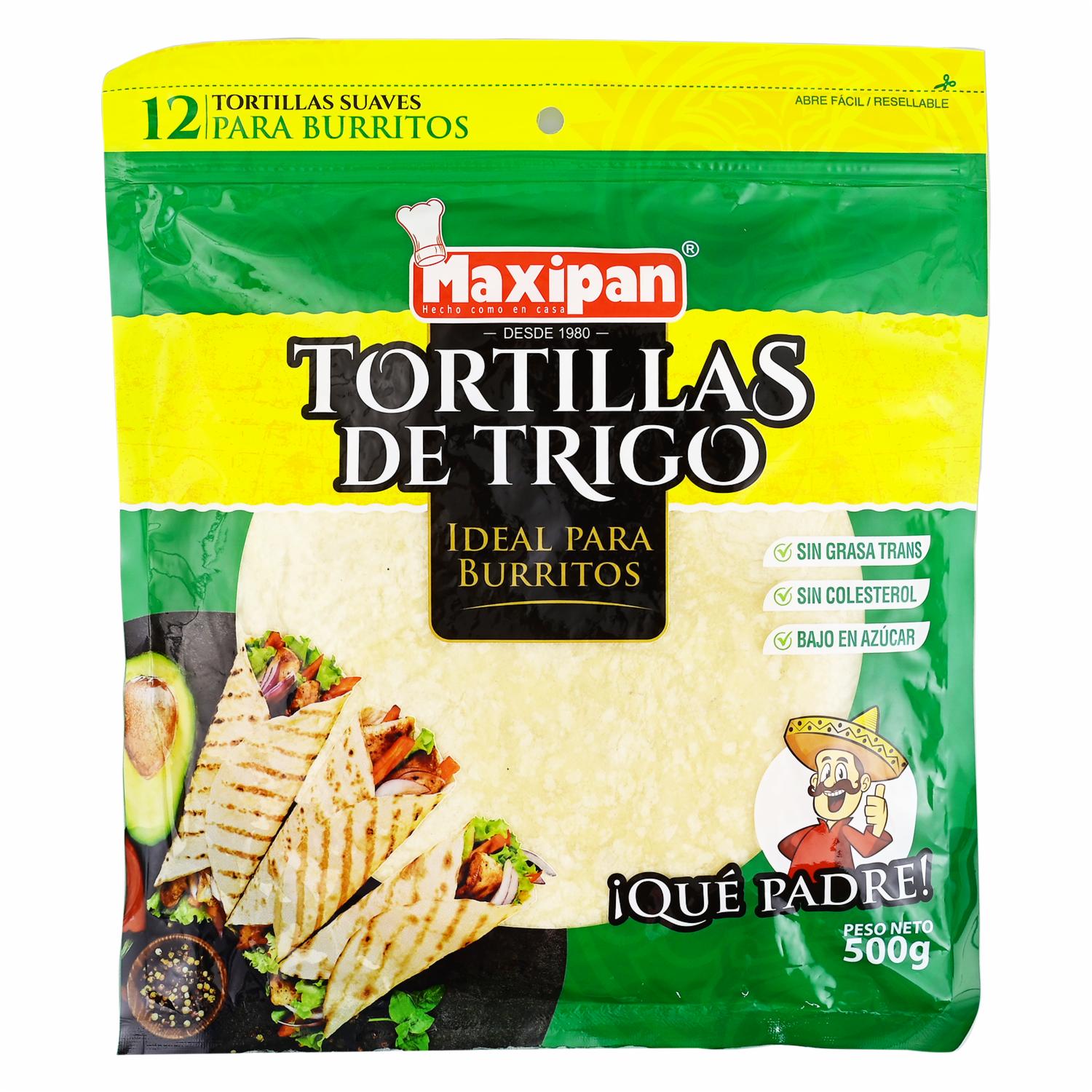 Tortillas De Trigo Que Padre MAXIPAN 500g
