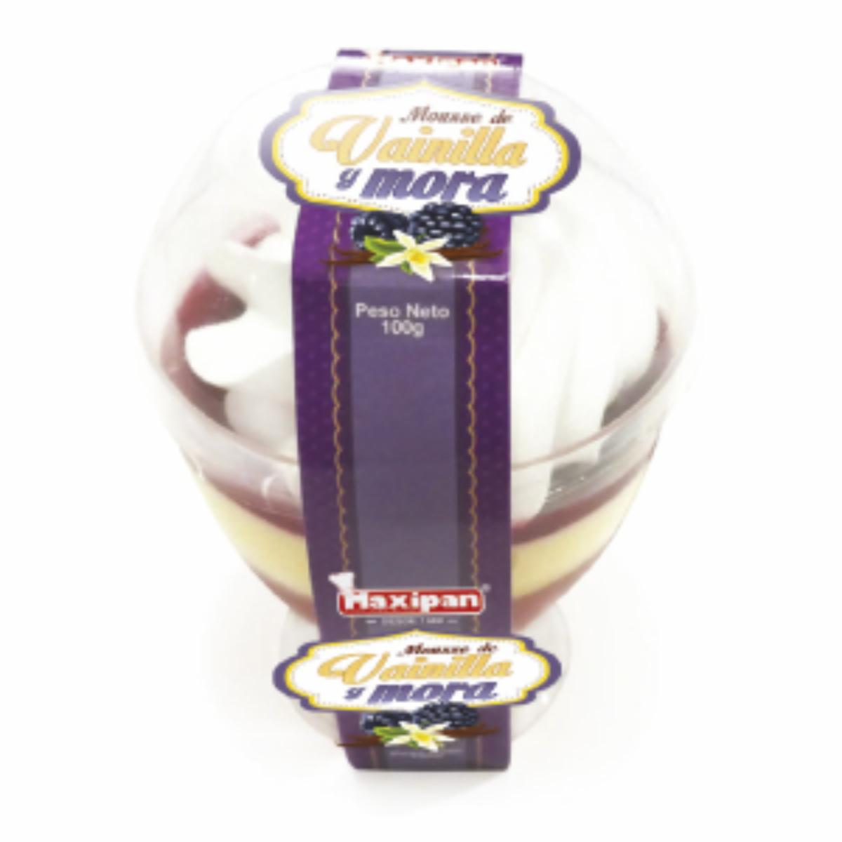 Mousse Vainilla Con Mora MAXIPAN 100g