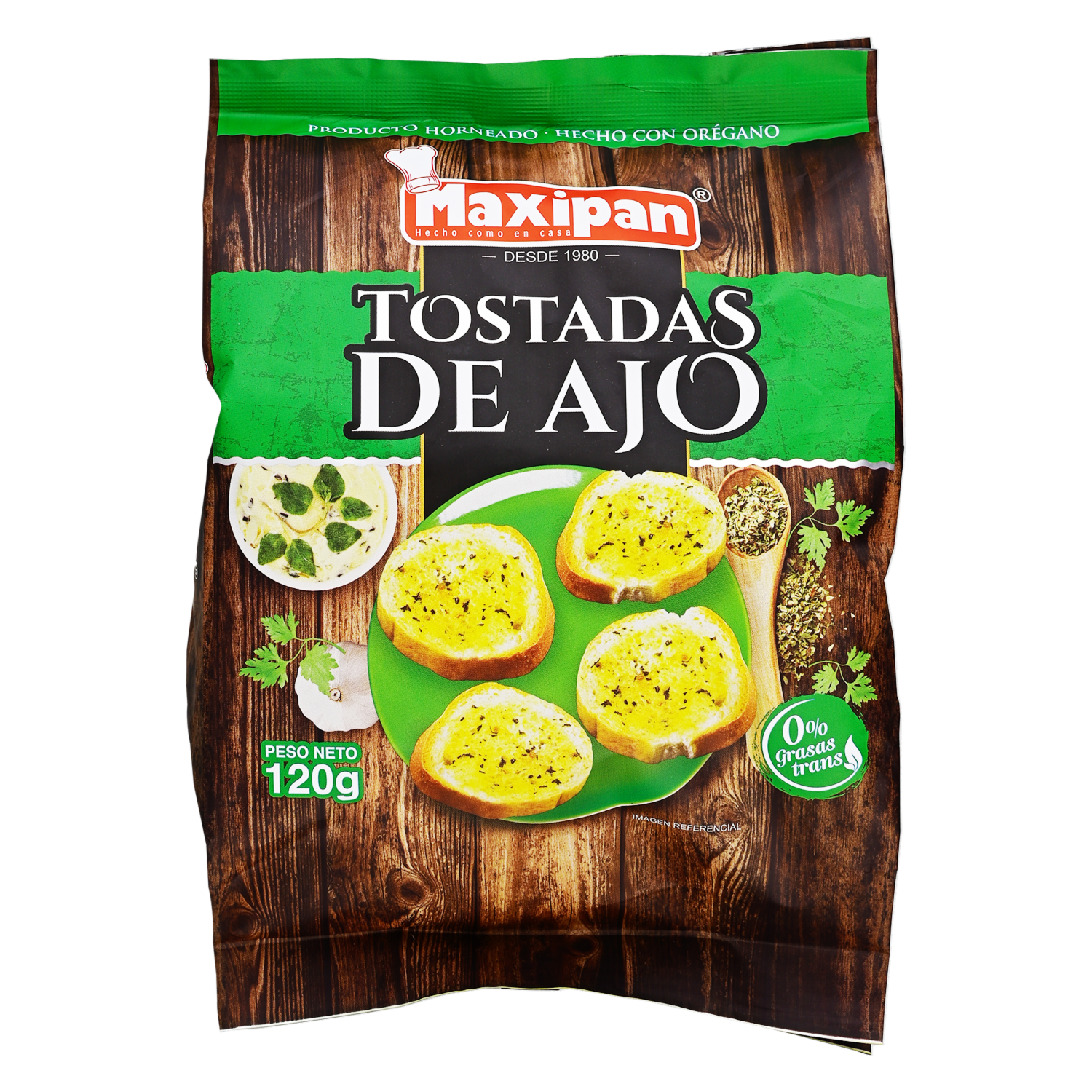 Tostadas Ajo MAXIPAN 120 G
