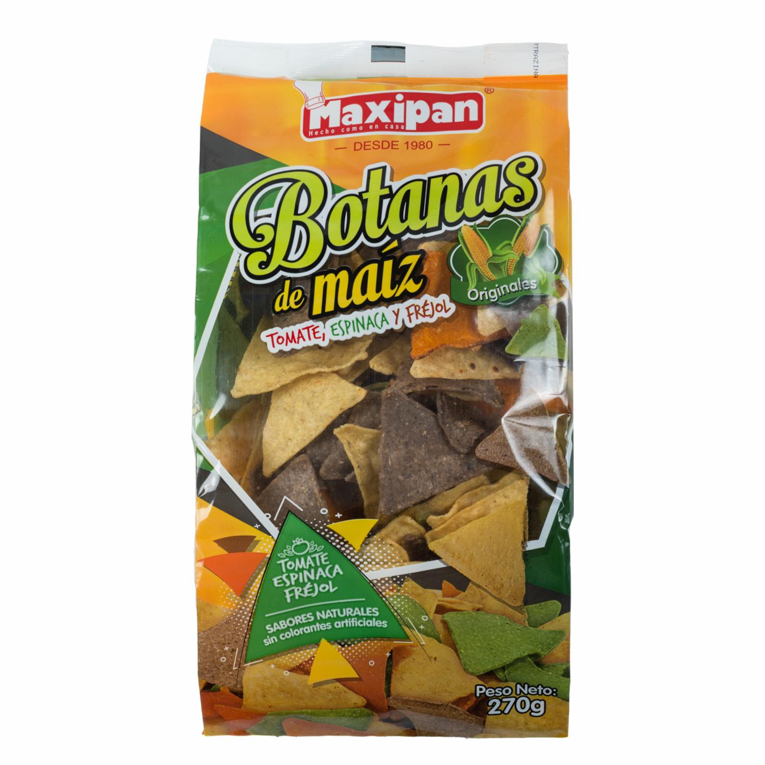 Botanas Botanas De Maíz MAXIPAN 270 G