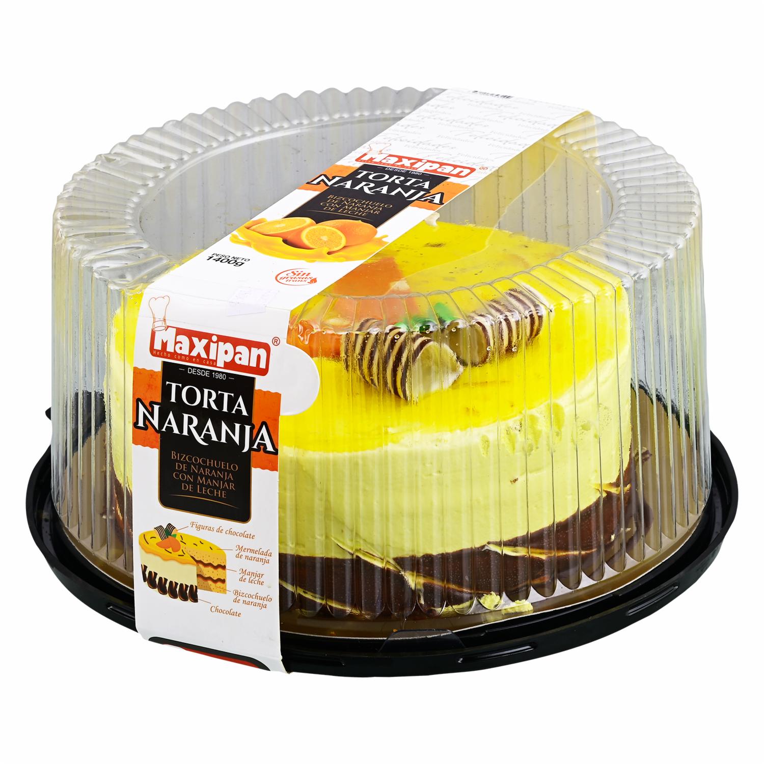 Torta Naranja MAXIPAN 1400 G