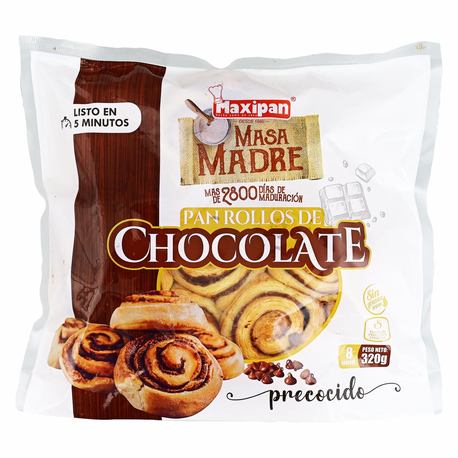 Rollo De Chocolate De Masa Madre MAXIPAN 320 G