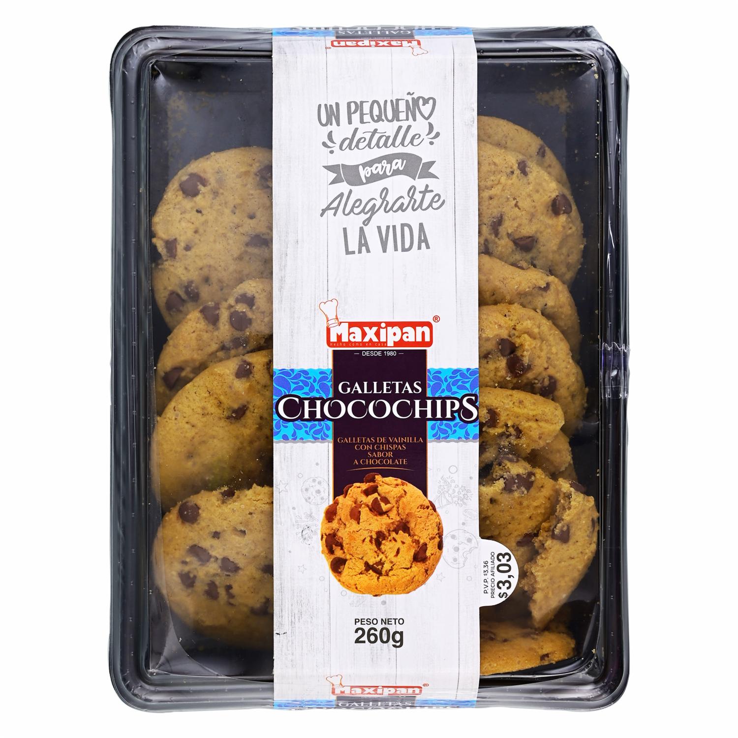 Galletas Choco Chip´S MAXIPAN 260 G
