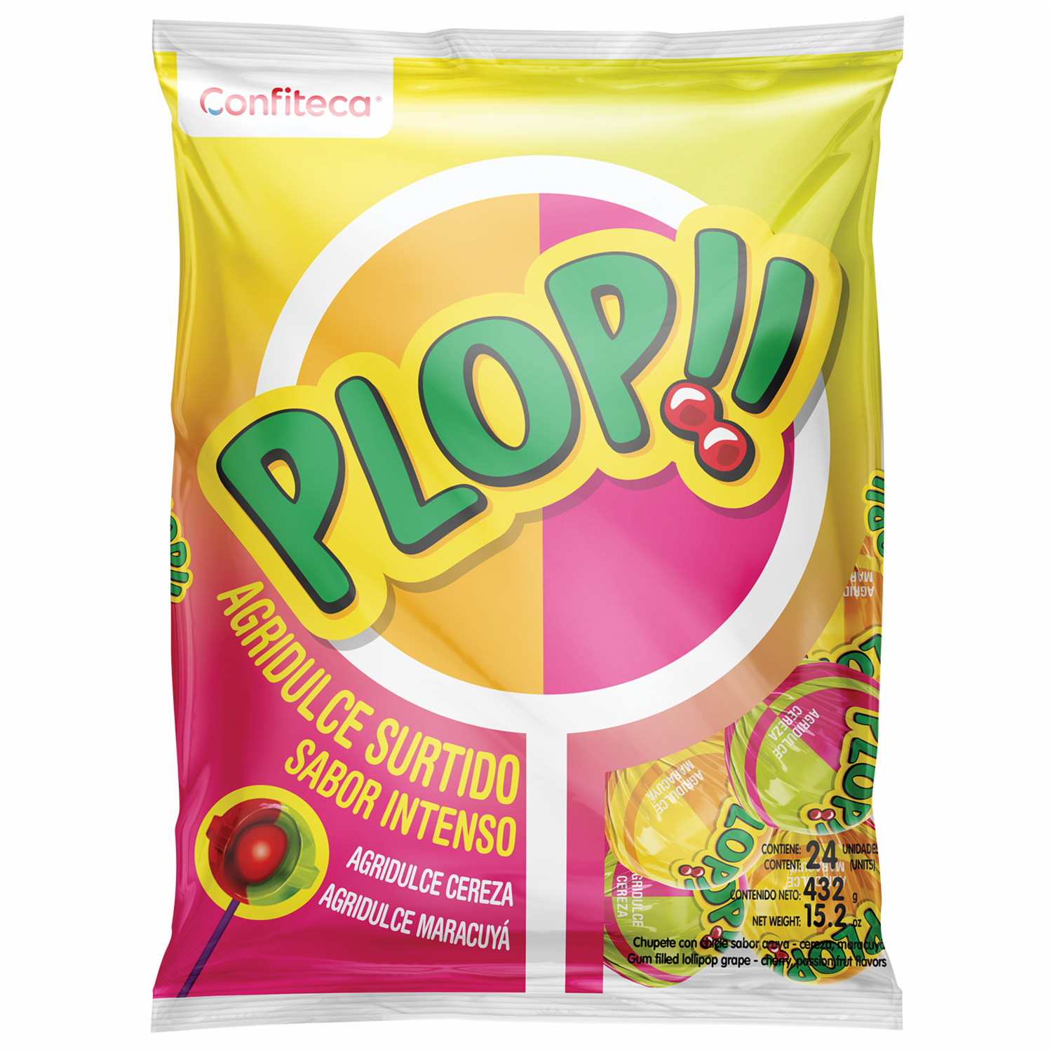 Chupete De Maracuyá PLOP 432 G