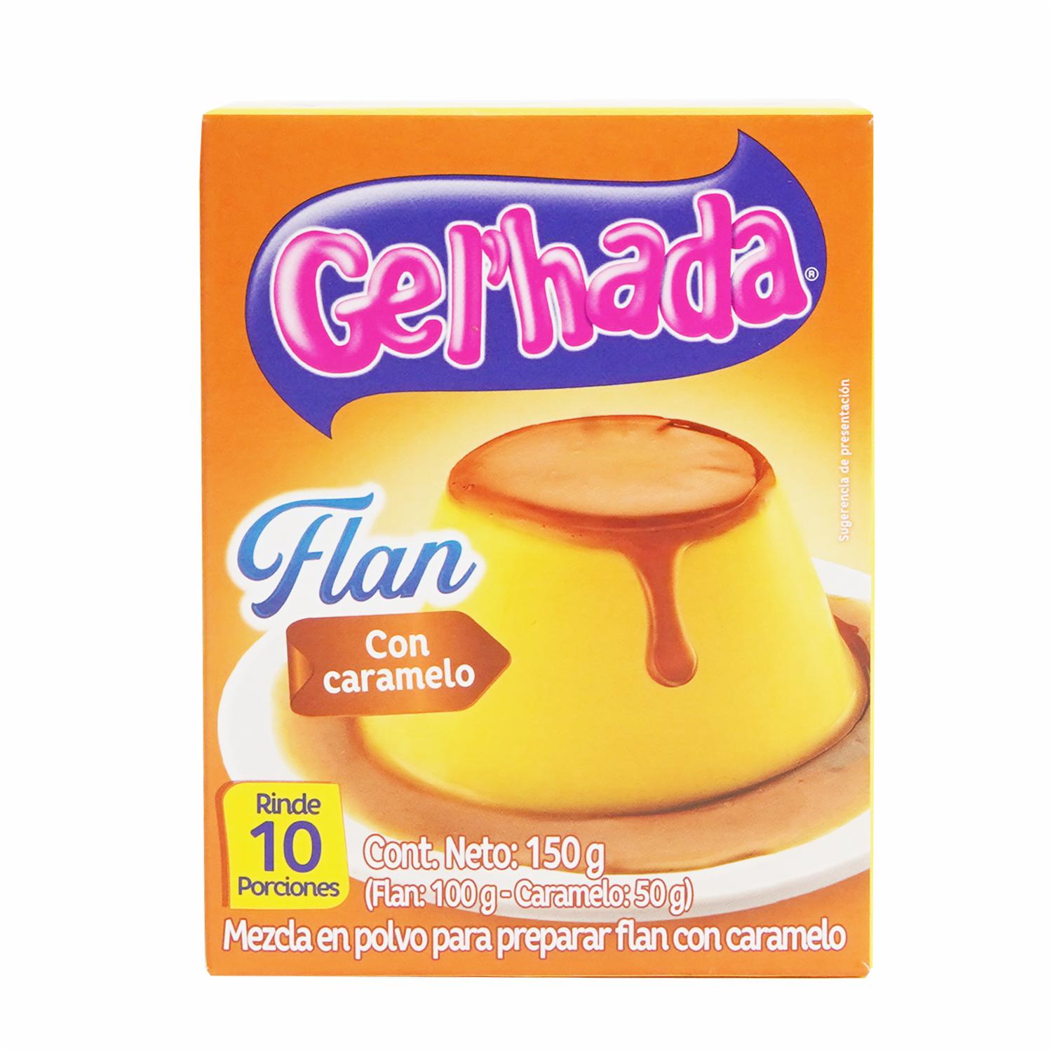 Flan En Polvo Con Caramelo GEL’HADA 150 G