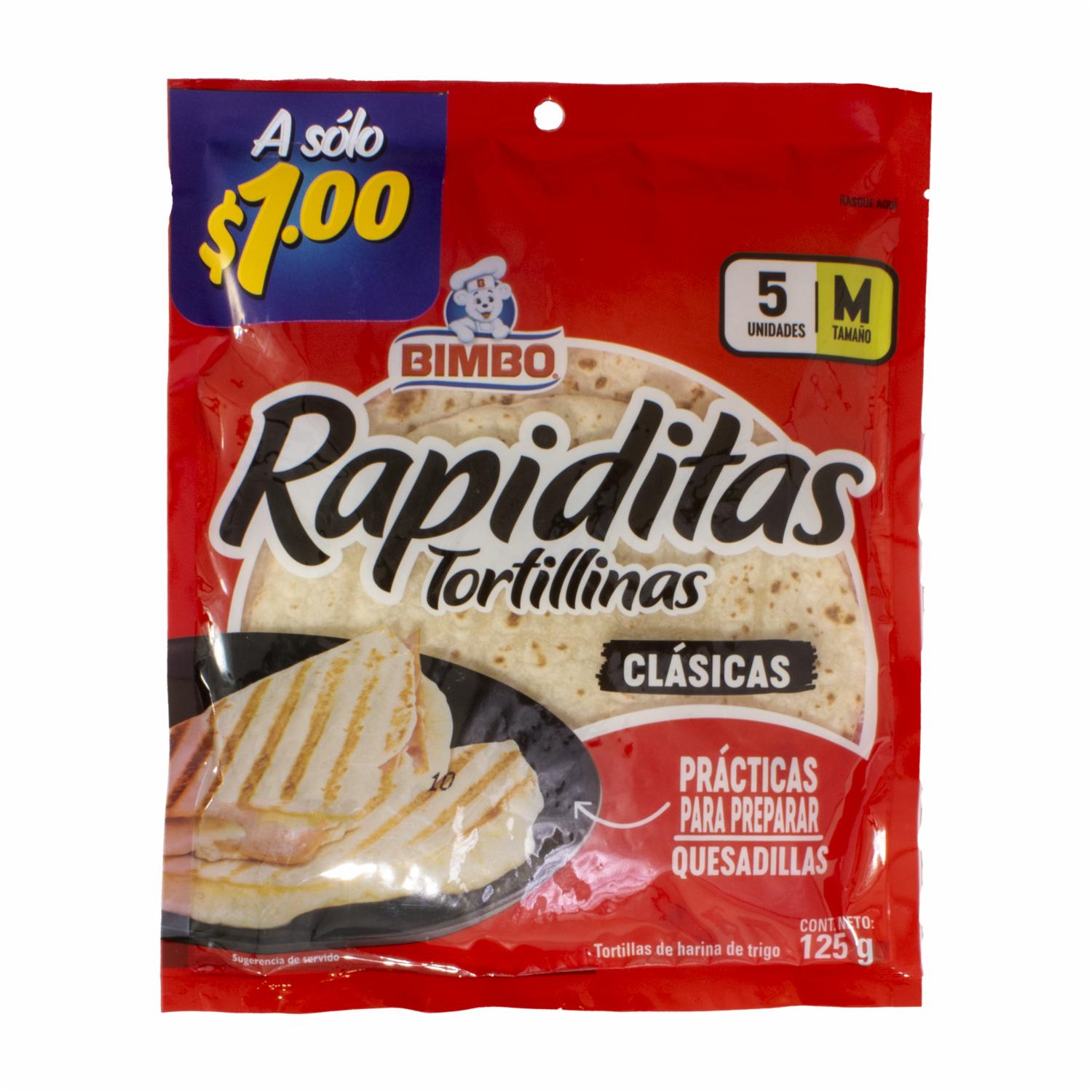 Tortillinas Clásicas BIMBO 125 G