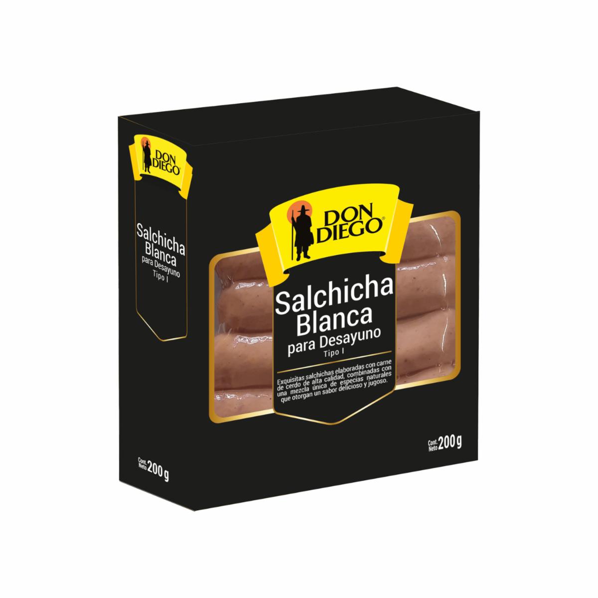Salchichas Blancas Para Desayuno DON DIEGO 200 G