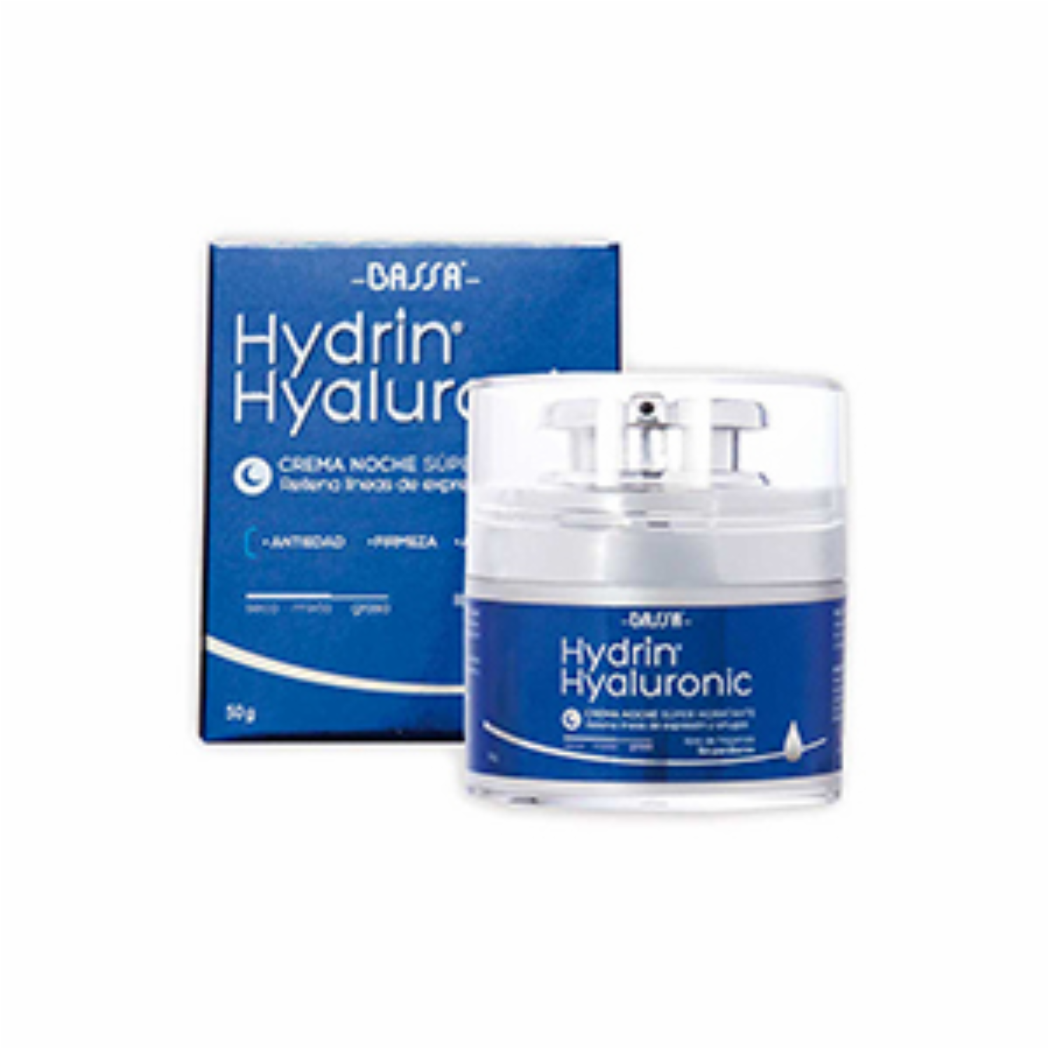 Crema Facial Hyaluronic Para Noche BASSA 50 G