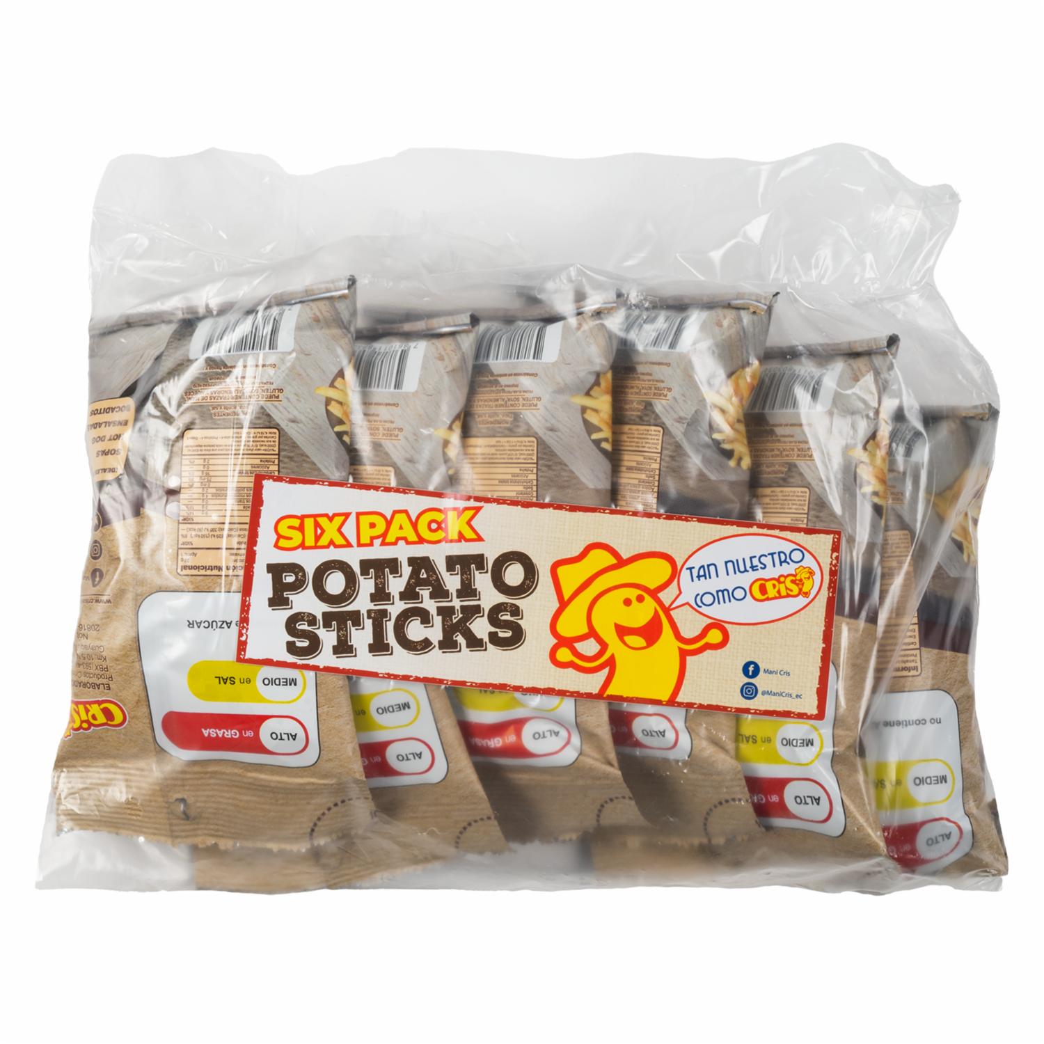 Papas Fritas En Palitos MANÍ CRIS 6 X 40 g