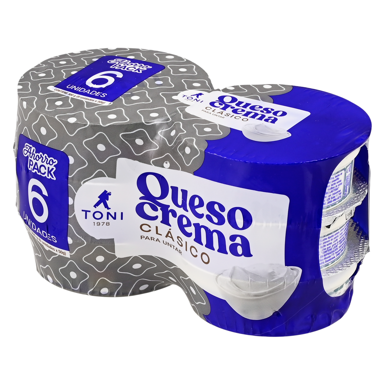 Mini Queso Crema TONI 6 X 50 G