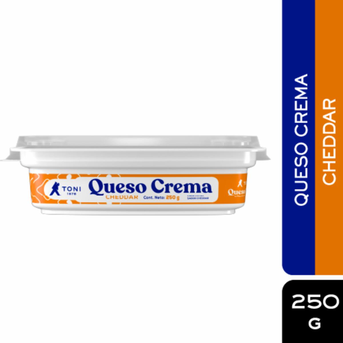Queso Crema Cheddar TONI 250 G