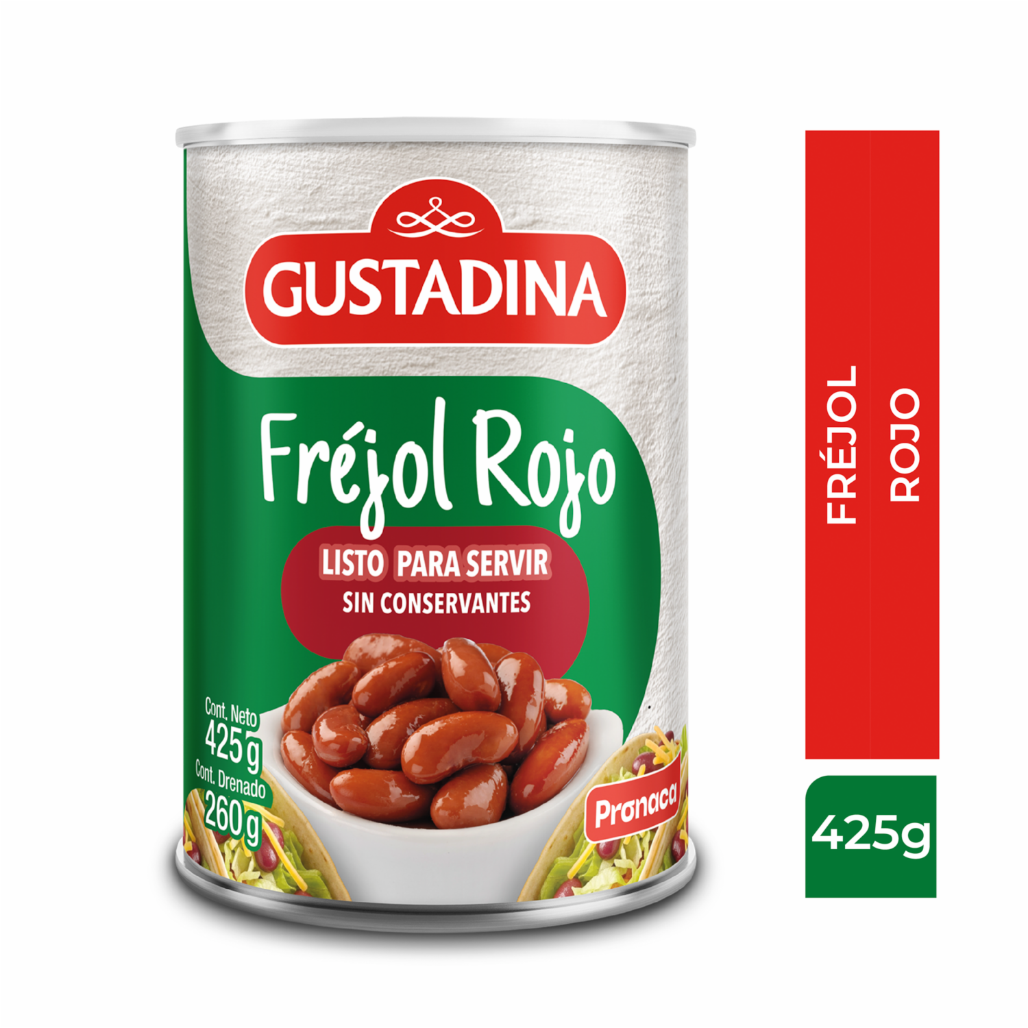 Frejol Rojo Enlatado GUSTADINA 425 G