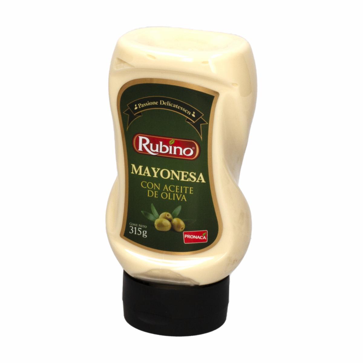 Mayonesa Con Aceite De Oliva RUBINO 315 G