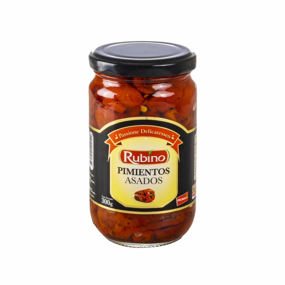 Pimientos Asados En Conserva RUBINO 300 G