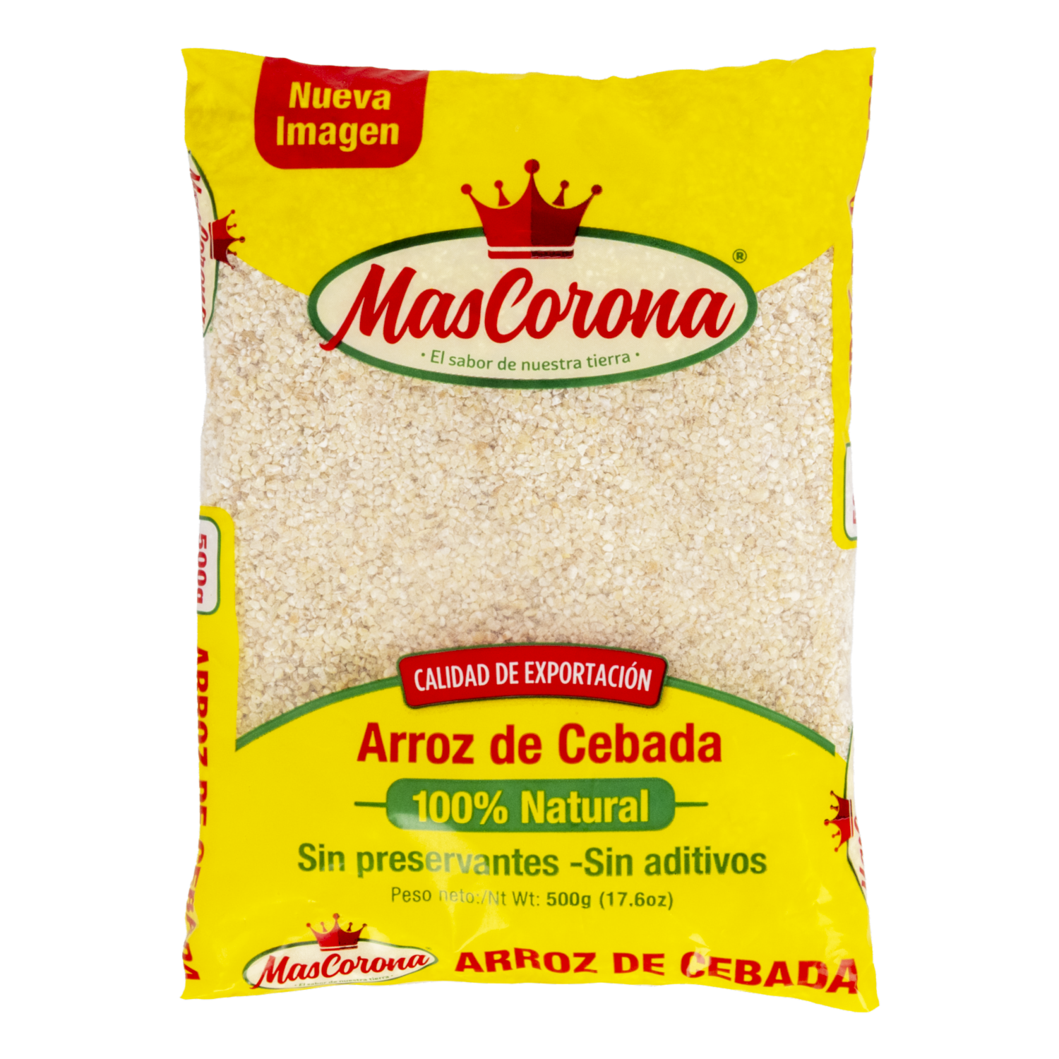 Arroz De Cebada Sin Gluten MAS CORONA 500 G