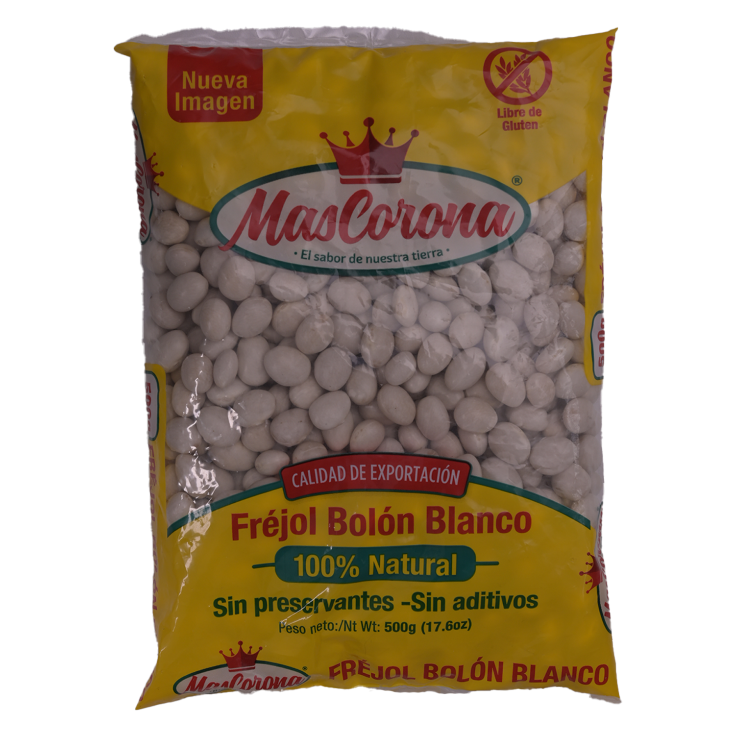 Fréjol Blanco Sin Gluten MAS CORONA 500 G