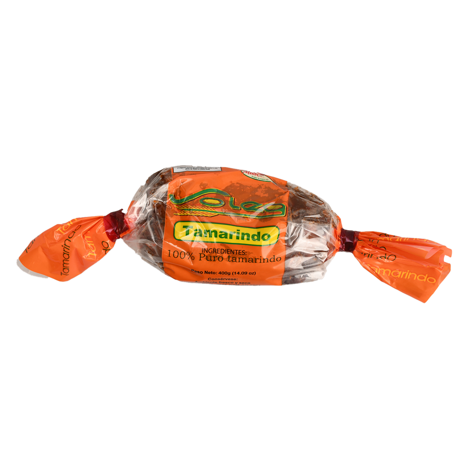 Pulpa De Tamarindo 100% Natural SOLEG 400 G