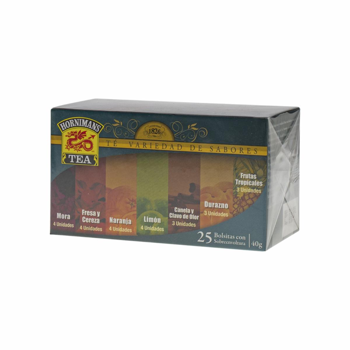 Té Caja Mix Variedad De Sabores HORNIMANS 25 X 1.60 G
